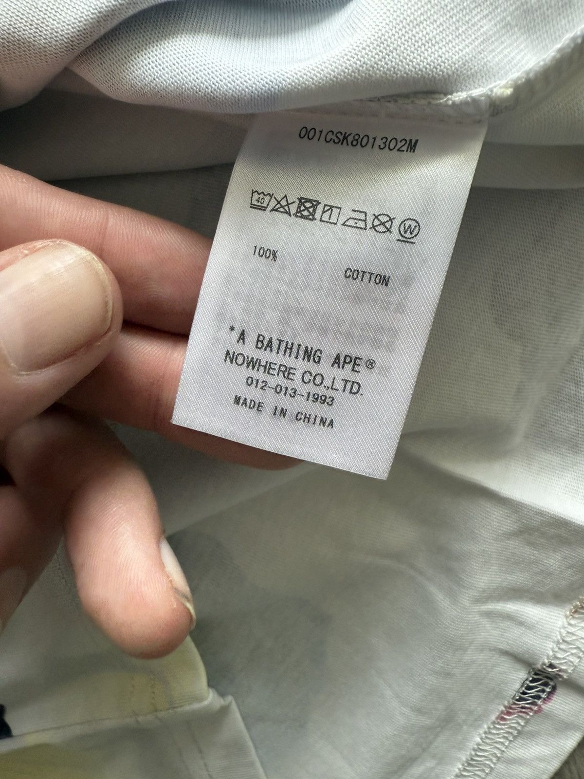 Bape Bape ivory floral tee Size US XXL / EU 58 / 5 - 3 Thumbnail