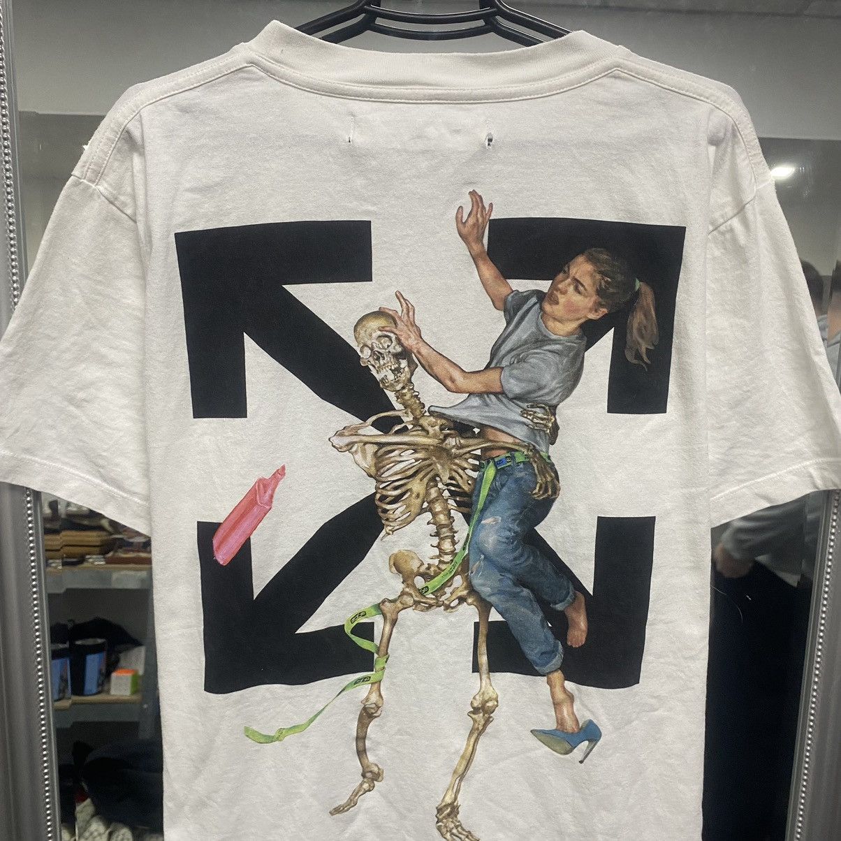Off-White Off white t shirt pascat skeleton Size US XL / EU 56 / 4 - 2 Thumbnail