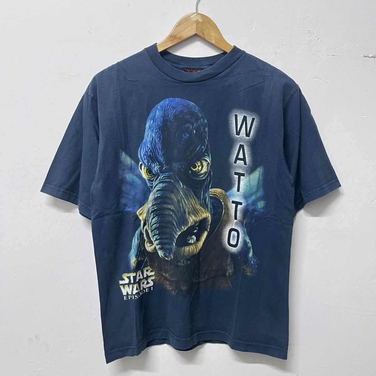 Vintage 1990s Star Wars WATTO Episode 1 Movie Promo T-shirt