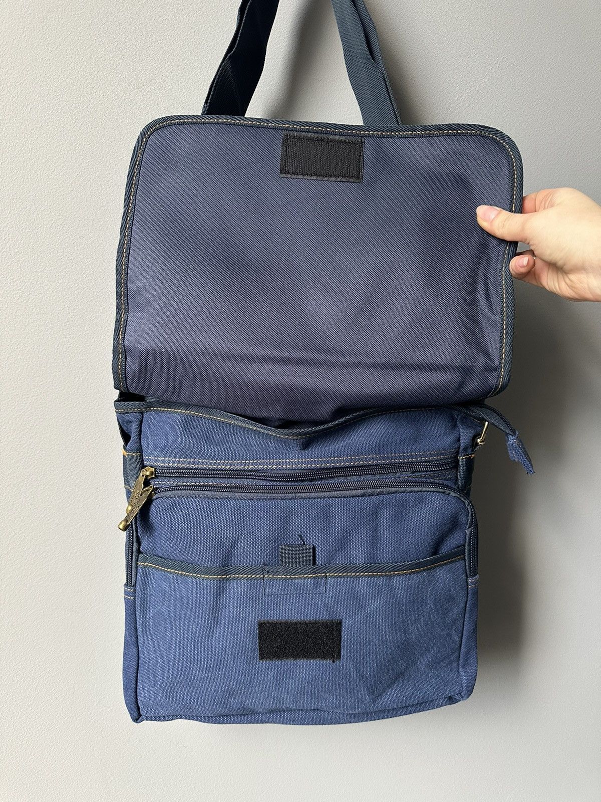 14th Addiction Vintage Diesel Style Military Y2k Avantgarde Messenger Bag Size ONE SIZE - 5 Thumbnail