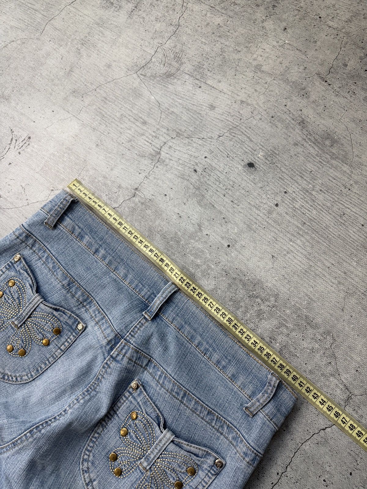 Japanese Brand CRAZY Mega Flared Y2K Jeans / Streetwear Style Avant Garde Size US 32 / EU 48 - 5 Thumbnail