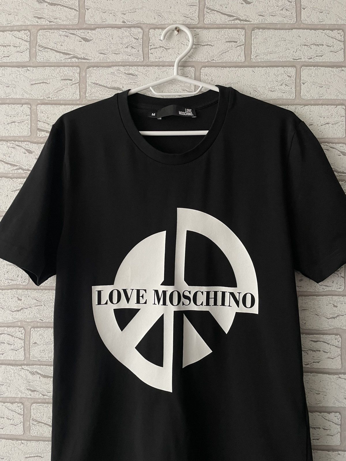 Designer × Moschino Love Moschino Black T Shirt Tee Size US M / EU 48-50 / 2 - 3 Thumbnail