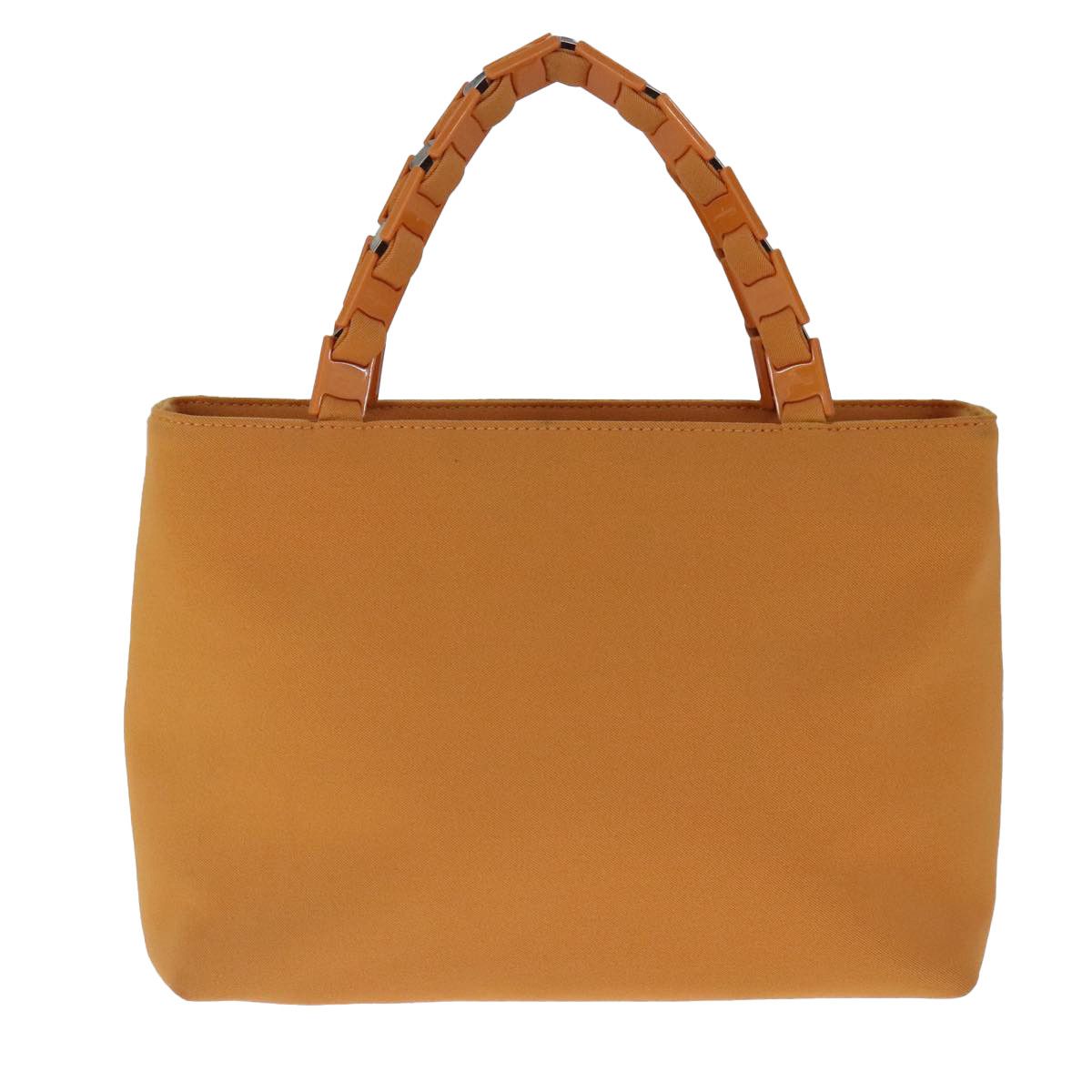 Salvatore Ferragamo Vara Orange Canvas Handbag (Pre-Owned) Size ONE SIZE - 1 Thumbnail
