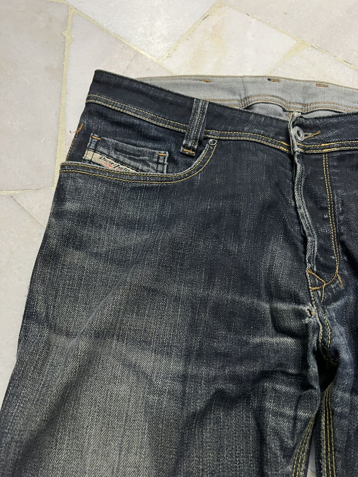 Diesel 💥Rare Diesel Industry Onijo Special Distress Jean Size US 33 - 9 Thumbnail