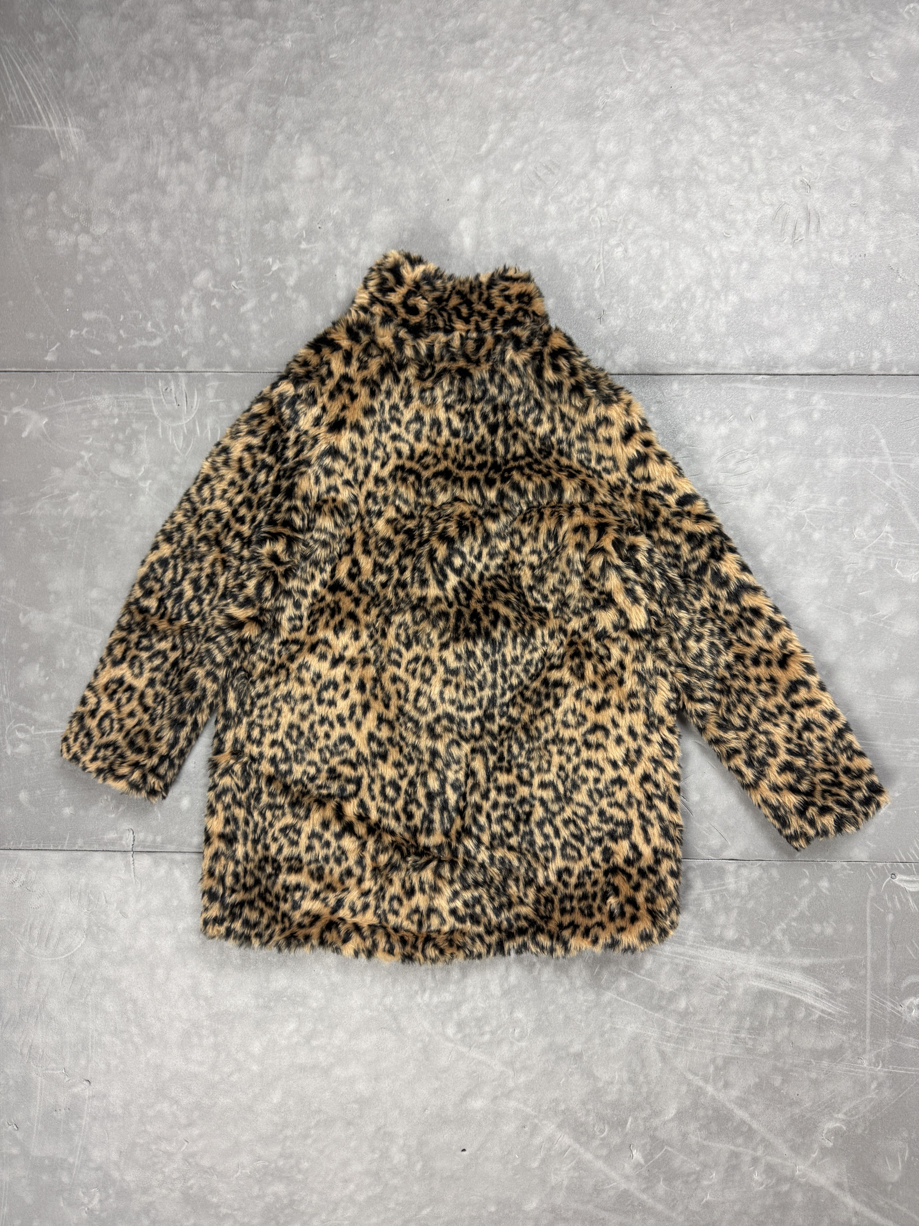 Vintage Vintage coquette y2k fur jacket leopard print 90s Size L / US 10 / IT 46 - 2 Thumbnail