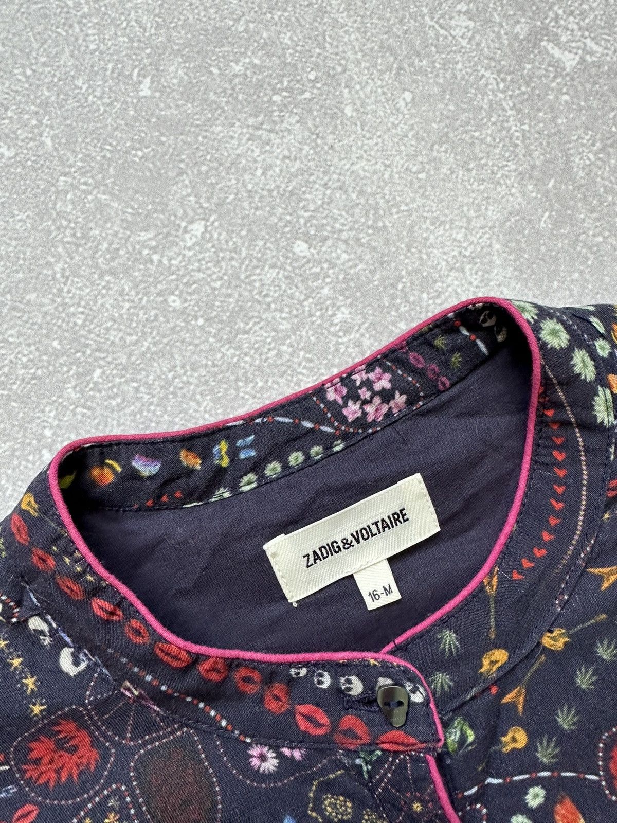 Zadig & Voltaire Zadig & Voltaire Floral Skull Print Long Sleeve Skater Dress Size M / US 6-8 / IT 42-44 - 7 Thumbnail