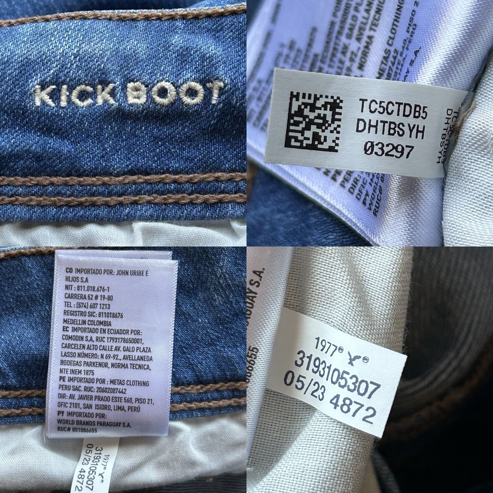 American Eagle Outfitters American Eagle Outfitters Kick Boot Jeans Women 8 Regular 30x32 Stretch Blue Coin Pockets Zipper Modern Size 30" / US 8 / IT 44 - 9 Thumbnail