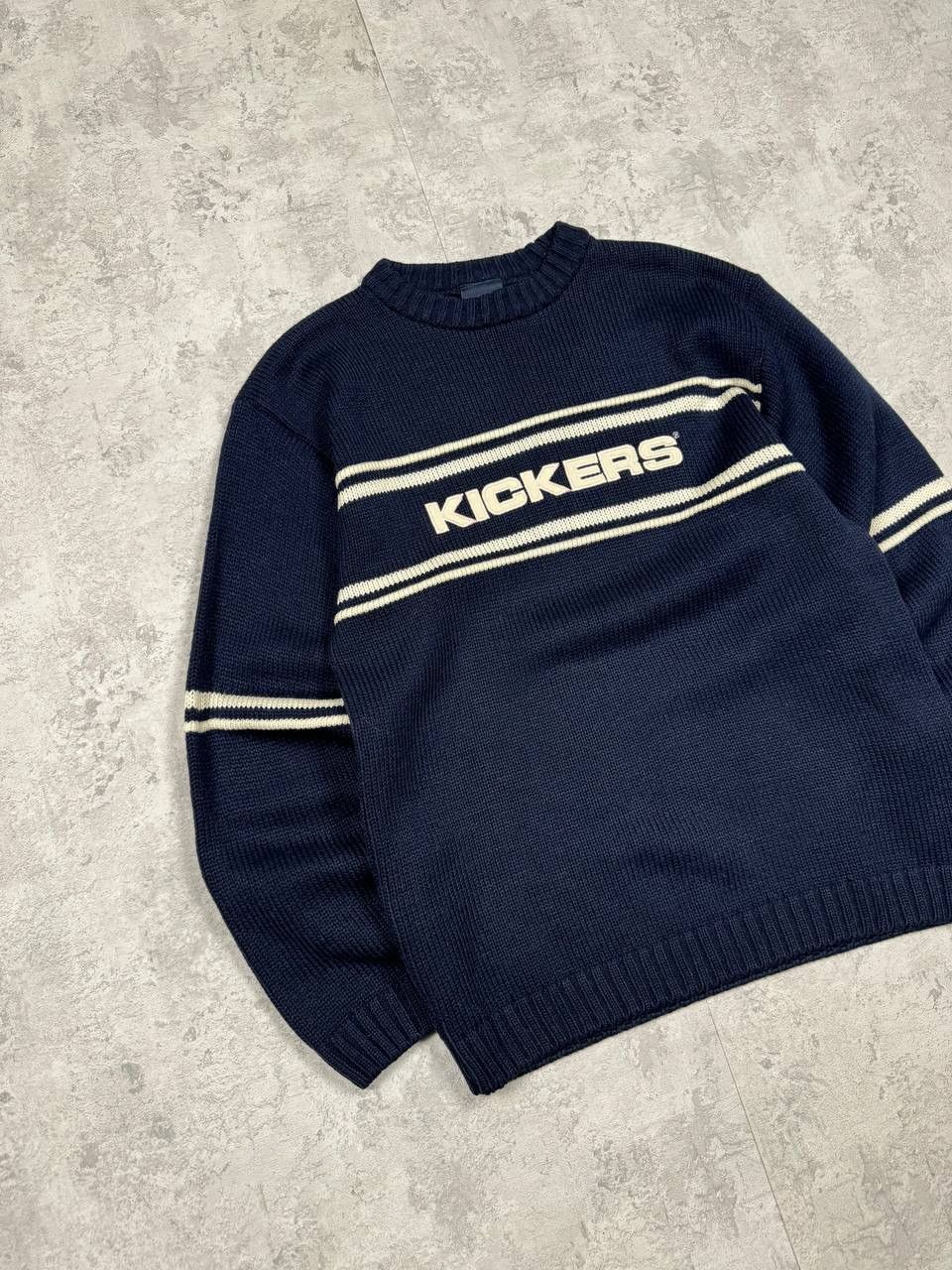Kickers Vintage Kickers Blue Sweater Big Logo Size S Size US S / EU 44-46 / 1 - 2 Thumbnail