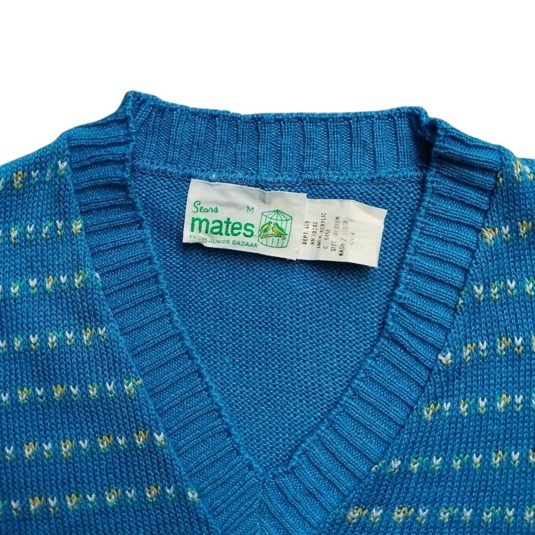 Sears 1970's Sears mates from Jr Bazaar knitt vests Size US M / EU 48-50 / 2 - 2 Thumbnail