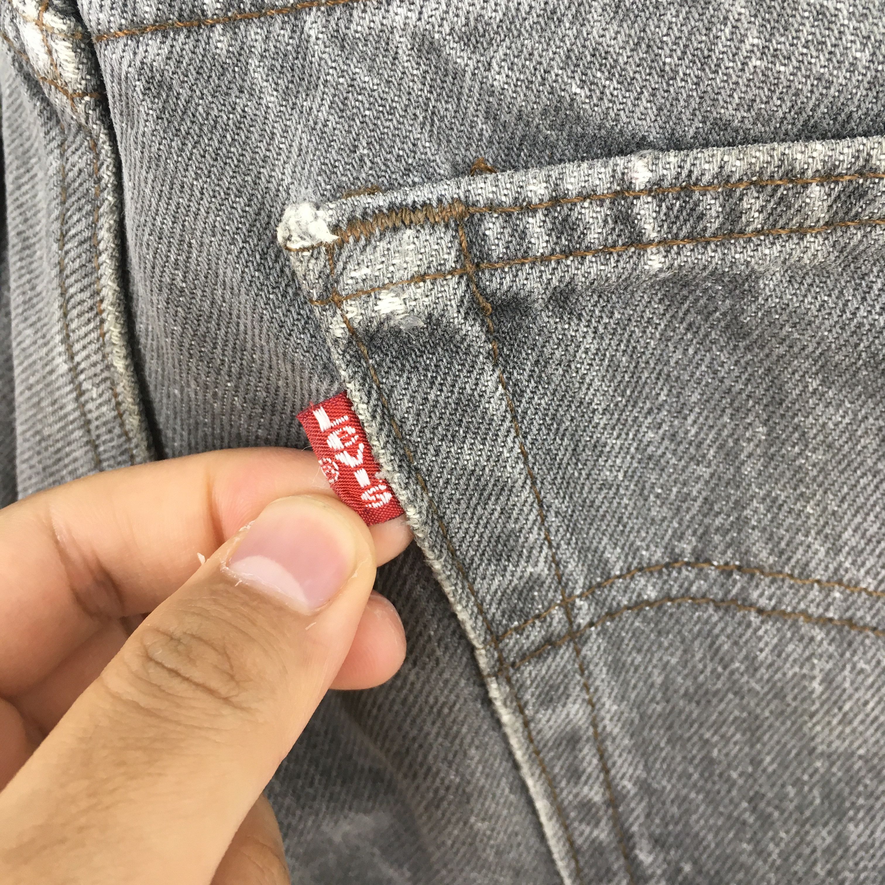 Levi's Size 28x29 Vintage 80s Levi's 501 Black Jeans S748 Size US 28 / EU 44 - 12 Thumbnail