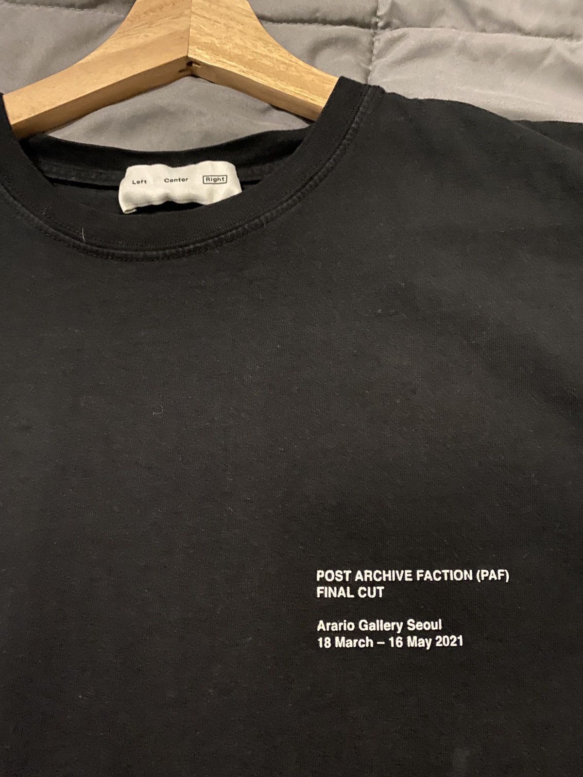 POST ARCHIVE FACTION (PAF) Final cut tee | Grailed