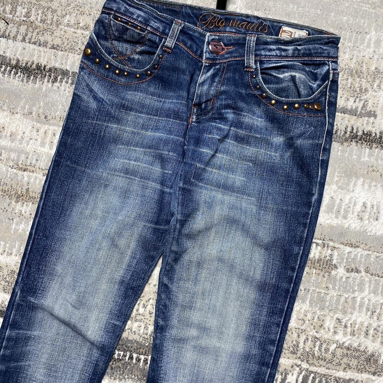 Japanese Brand 00s Style Washed Slim Jeans Navy 27" Size 27" / US 4 / IT 40 - 4 Thumbnail