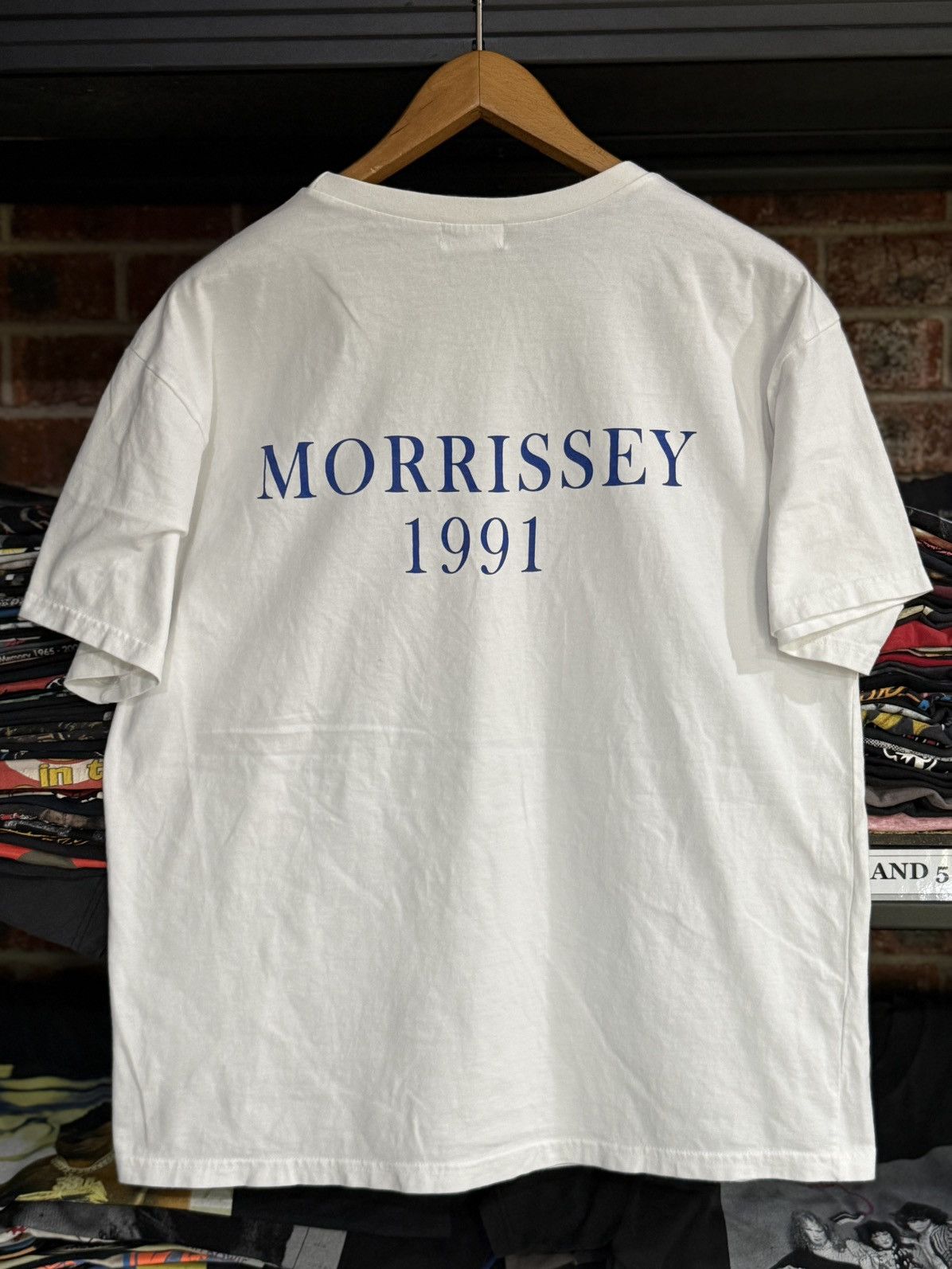 Band Tees 1991 Morrissey The Smith Band Tee Size US L / EU 52-54 / 3 - 2 Thumbnail