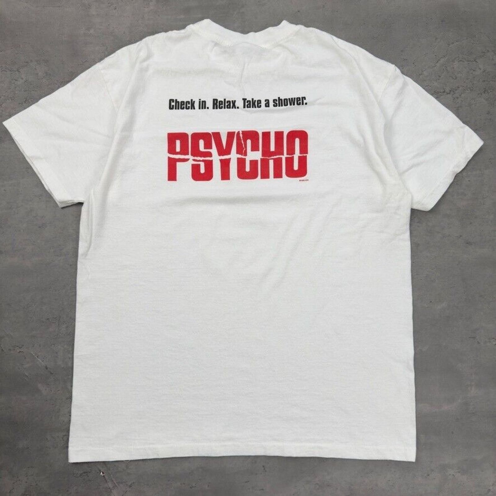 Anvil × Vintage Vintage Psycho Bates Motel Key T Shirt 1998 Anvil Size US XL / EU 56 / 4 - 2 Thumbnail