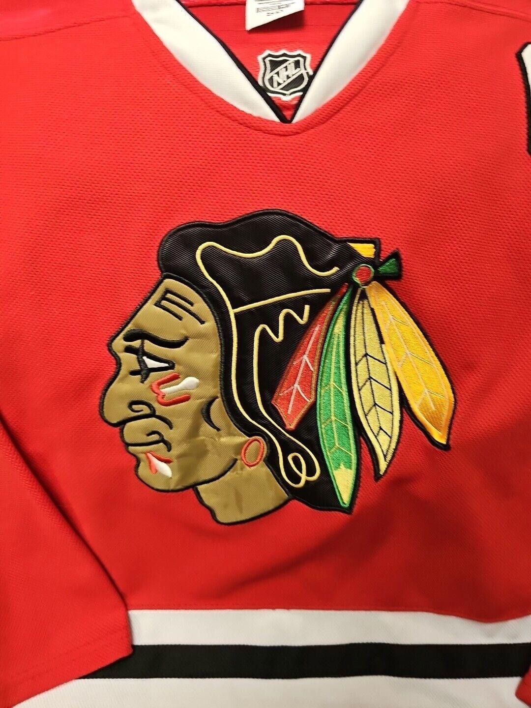 Reebok CCM Blackhawks Johnathan Toews #19 Size 50 W/ Fight Strap Size ONE SIZE - 5 Thumbnail