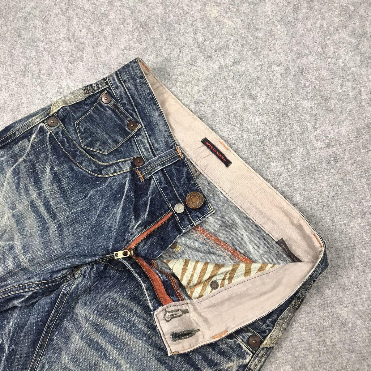 Japanese Brand FLARE DENIM BLUE WAY JAPANESE BOOTCUT DENIM PANTS 136 Size US 30 / EU 46 - 16 Thumbnail