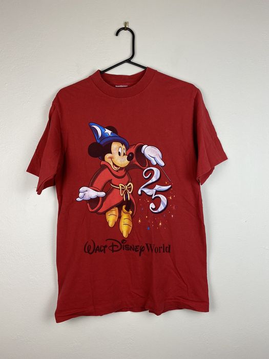 Vintage Vintage 90's Walt Disney World 25 Year Anniversary T shirt