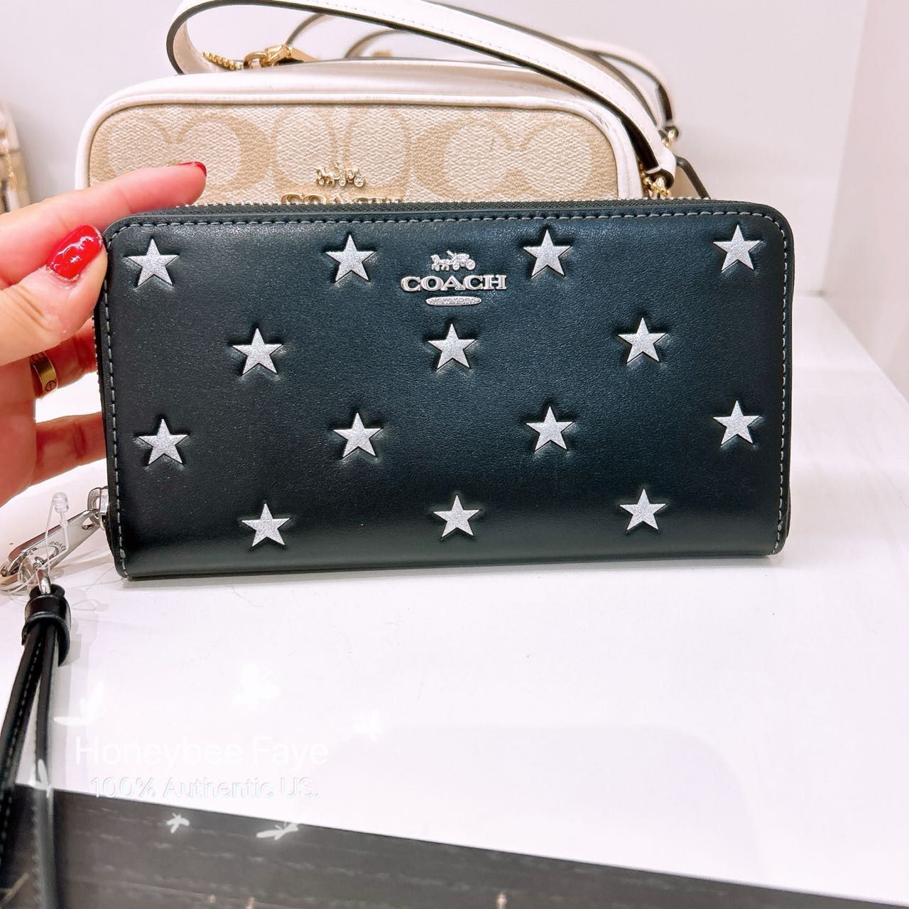 Coach Long Zip Around Wallet With Star Print CW479 | Grailed