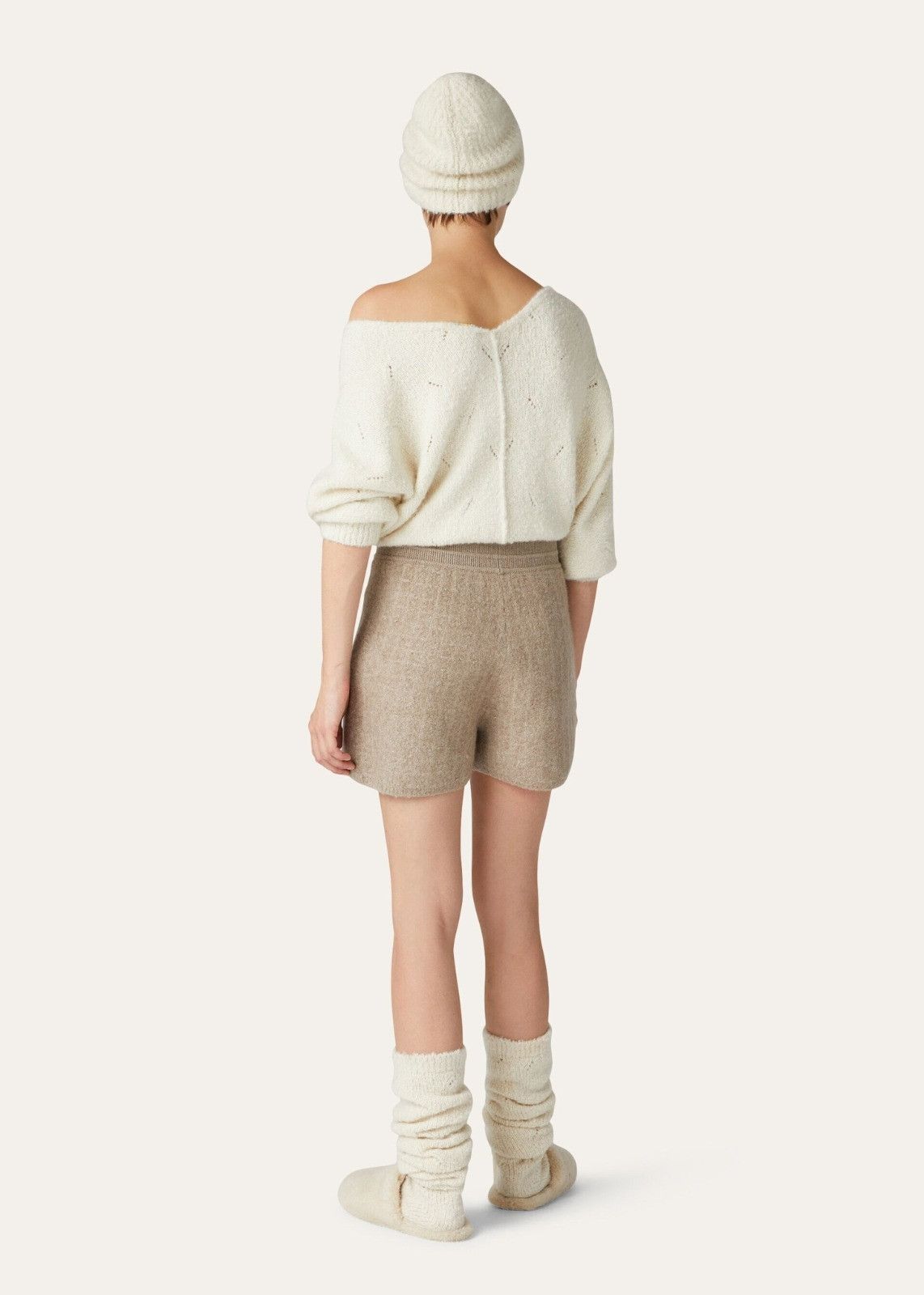 Loro Piana o1srvl11e1125 FAN1846 Cocooning Short in Brown Size 27" / US 4 / IT 40 - 2 Thumbnail
