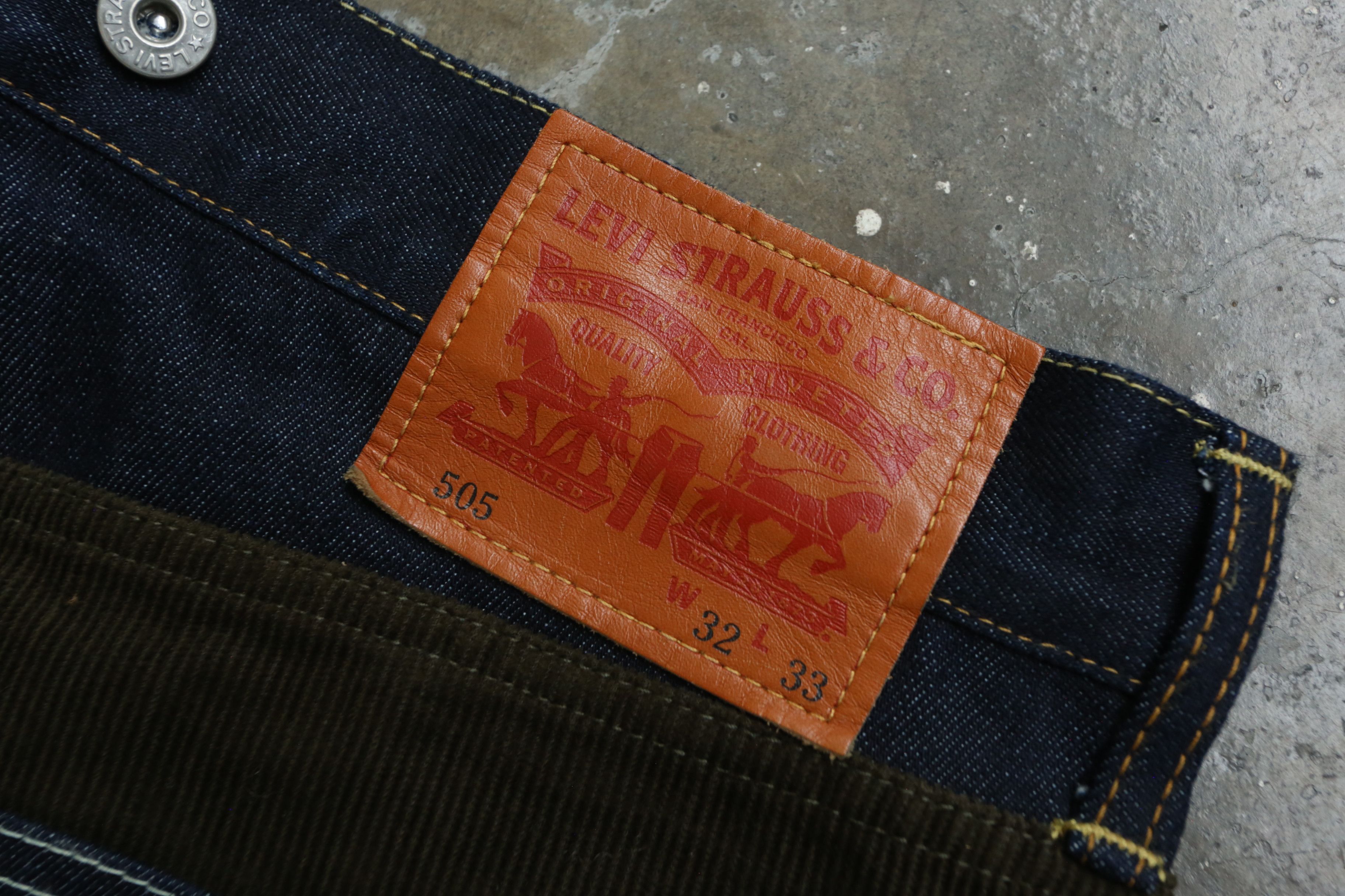 Junya Watanabe × Levi's JW - Levi's - F/W 12 - Switching Corduroy Denim Jean Size US 32 / EU 48 - 4 Thumbnail