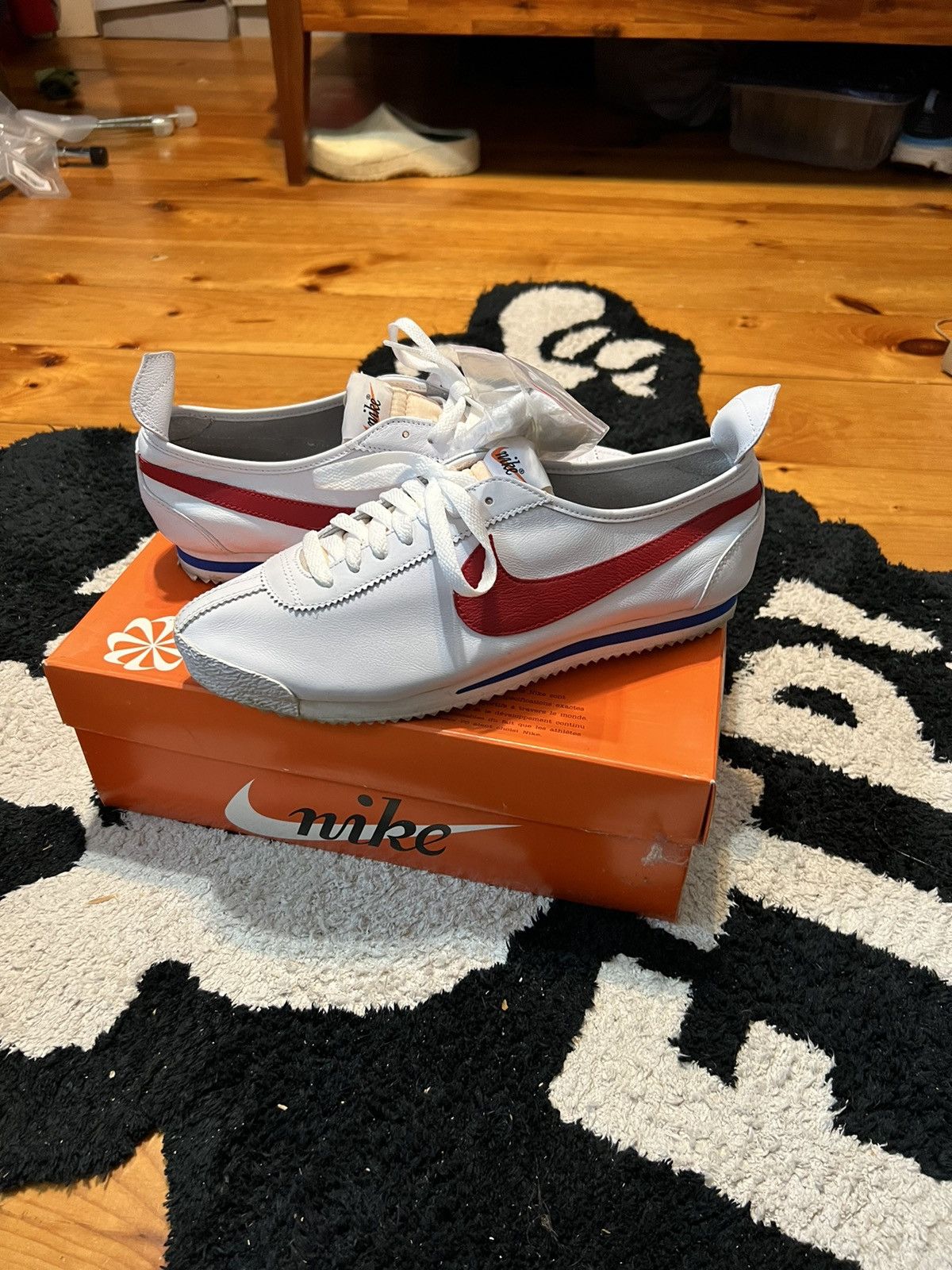 image of Nike ‘72 Cortez Shoes in White, Men's (Size 10.5)