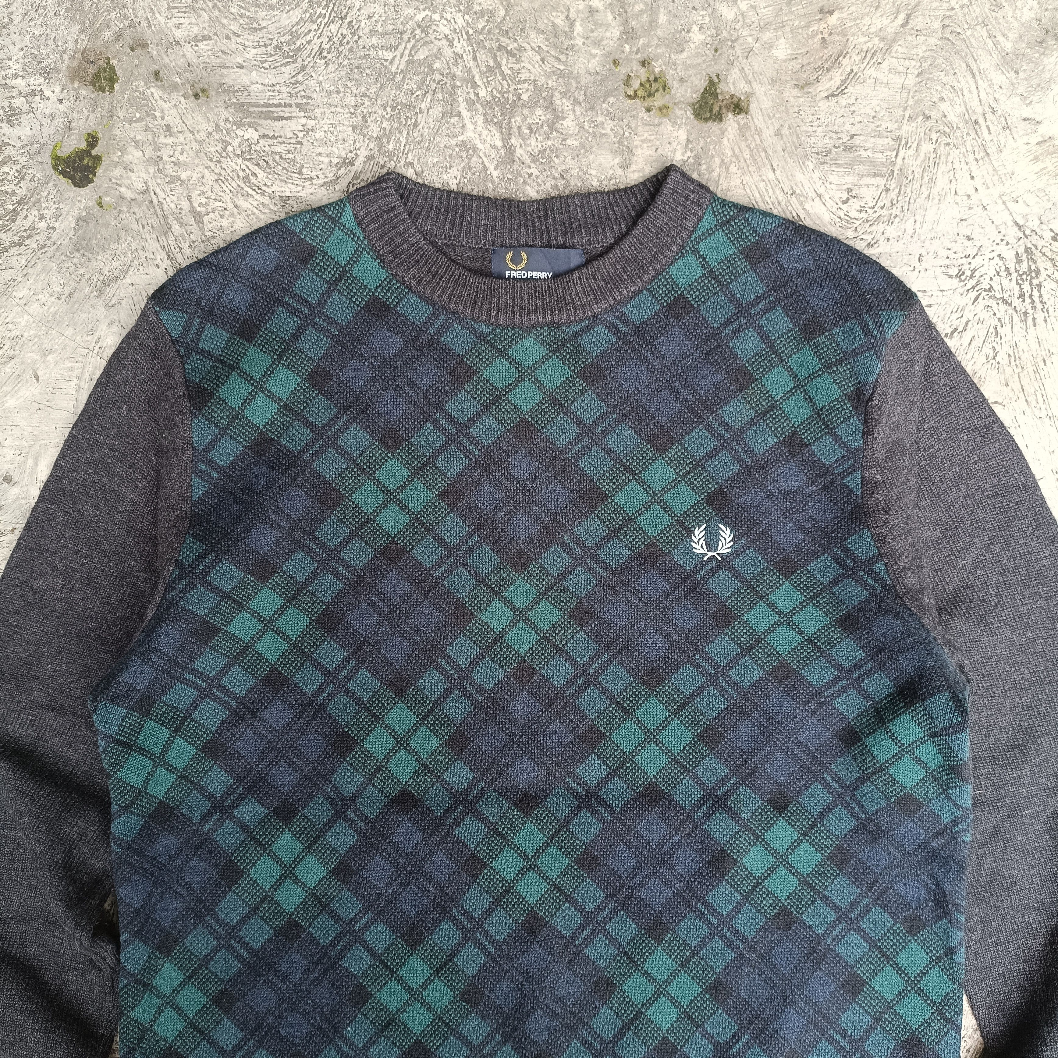 Fred Perry Fred Perry Wool Sweatshirt Size US M / EU 48-50 / 2 - 2 Thumbnail