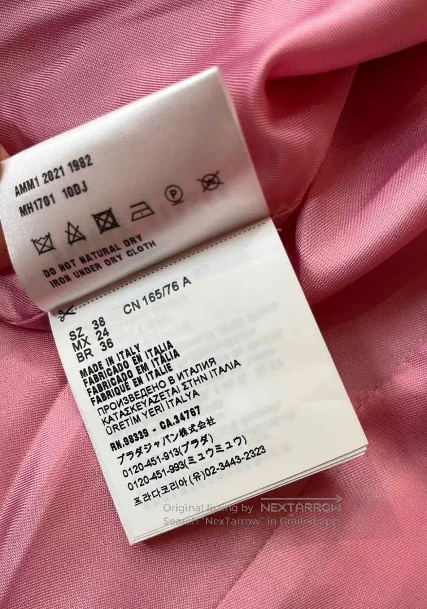 Miu Miu MiuMiu Pink Women's Suit Jacket. Size S / US 4 / IT 40 - 6 Thumbnail