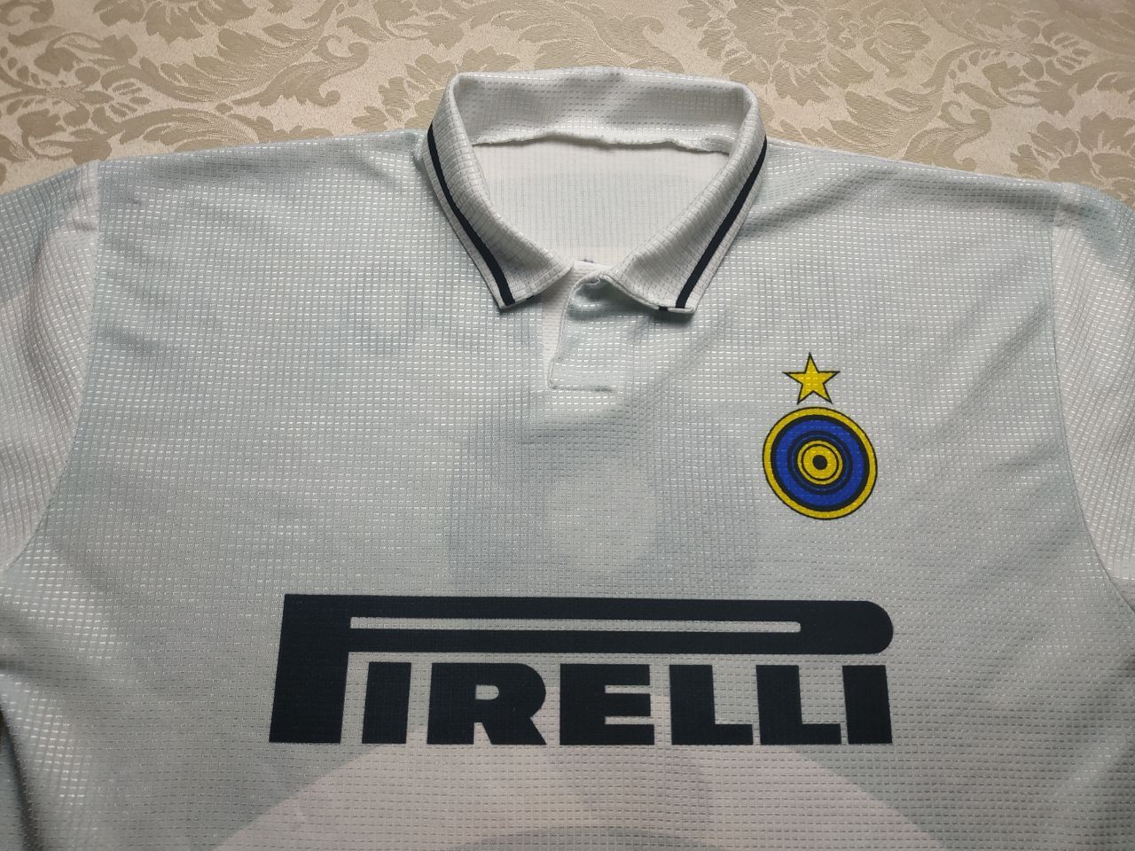 Vintage RONALDO Inter Milan 2001-2002 away soccer jersey Size US L / EU 52-54 / 3 - 6 Thumbnail