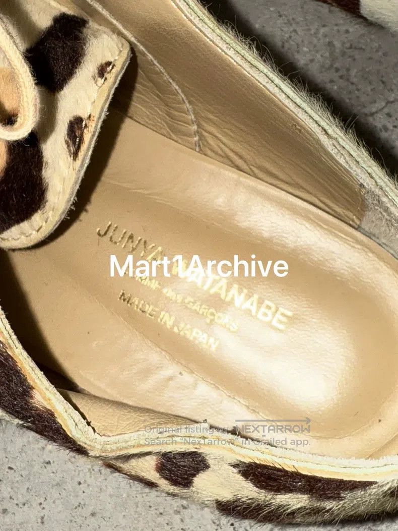 Comme des Garcons Comme des Garcons size M Leopard print horsehair flat shoe Size US 7.5 / IT 37.5 - 4 Thumbnail