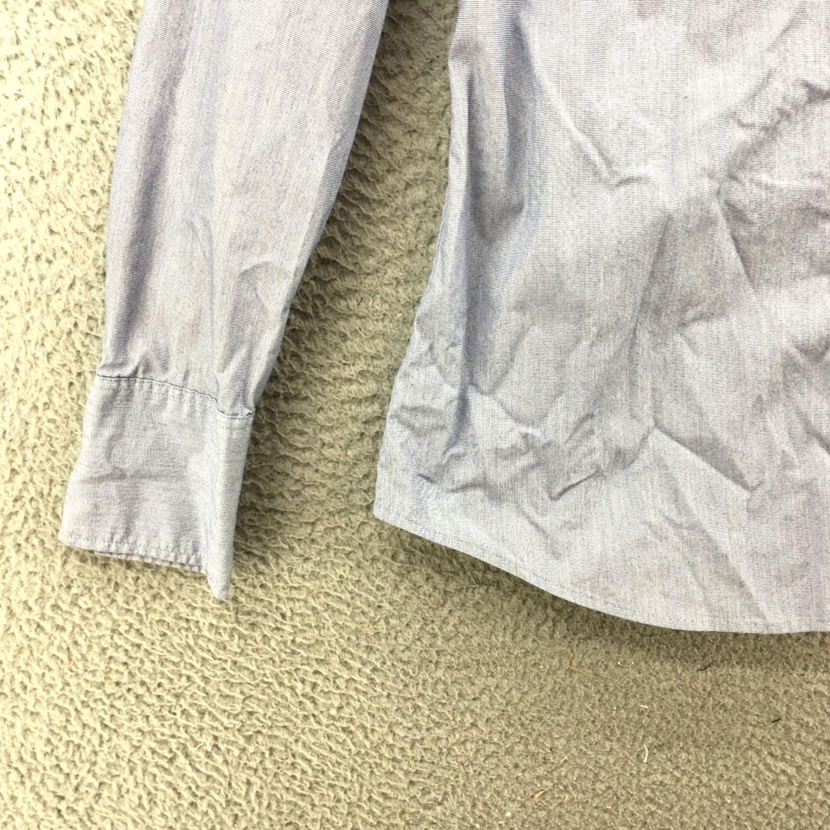 Banana Republic Banana Republic Shirt Womens 8 Button-Up Collared Casual Blue Cotton Size M / US 6-8 / IT 42-44 - 5 Thumbnail