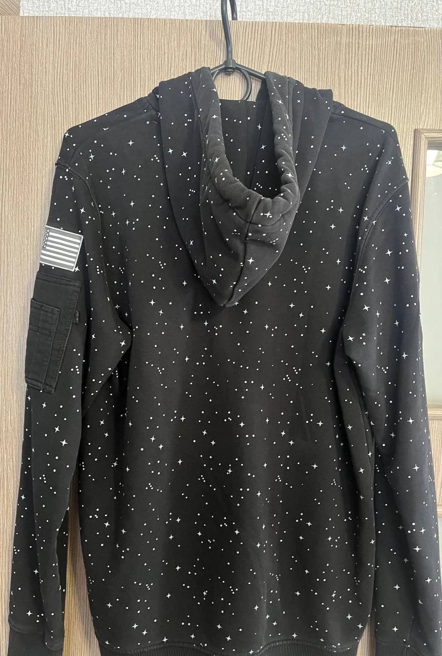 Alpha Industries alpha industries nasa hoodie mens medium Star Print Size US M / EU 48-50 / 2 - 7 Thumbnail