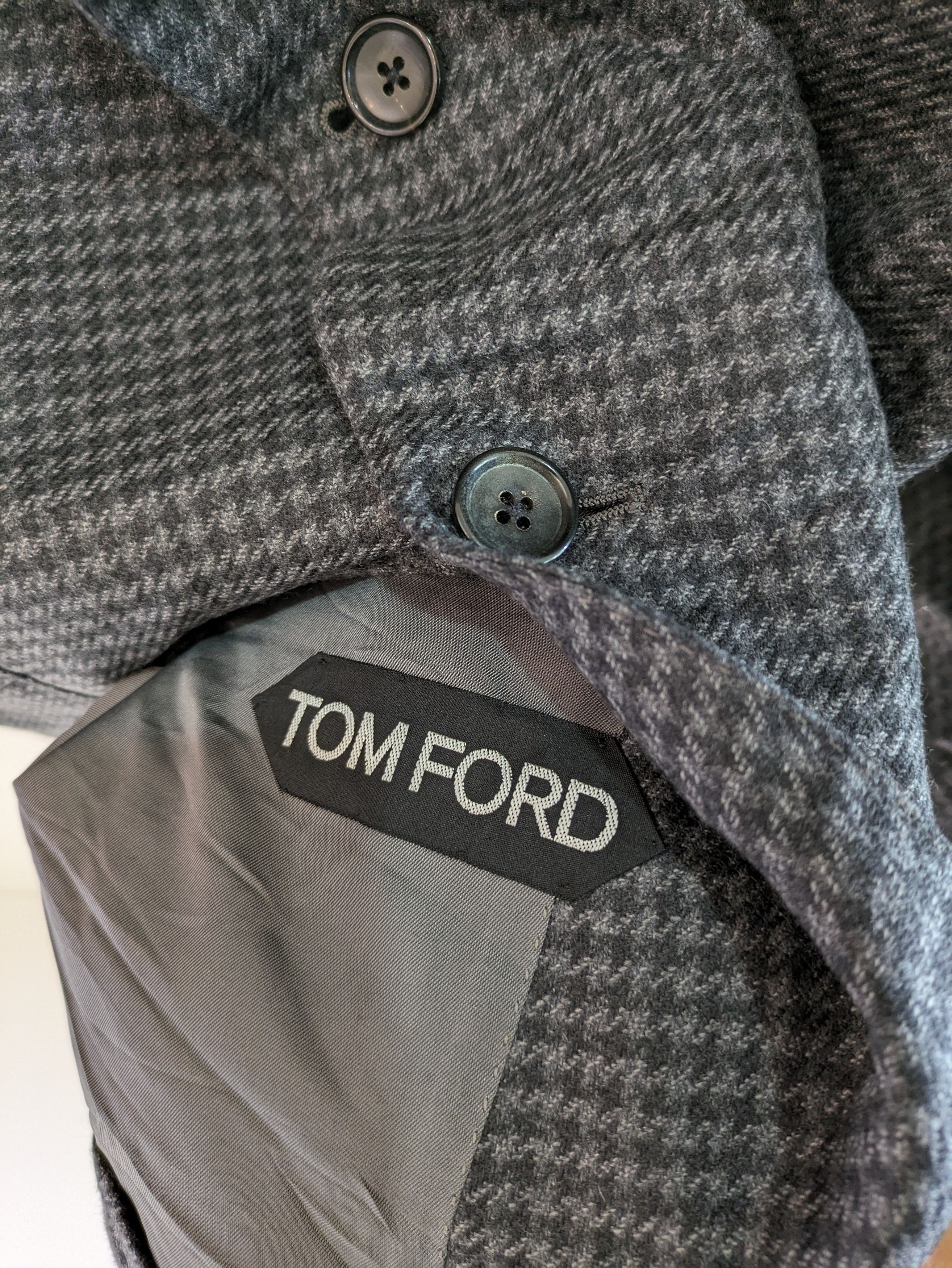 Tom Ford Tom Ford Atticus Houndstooth Blazer Size 54R - 8 Thumbnail
