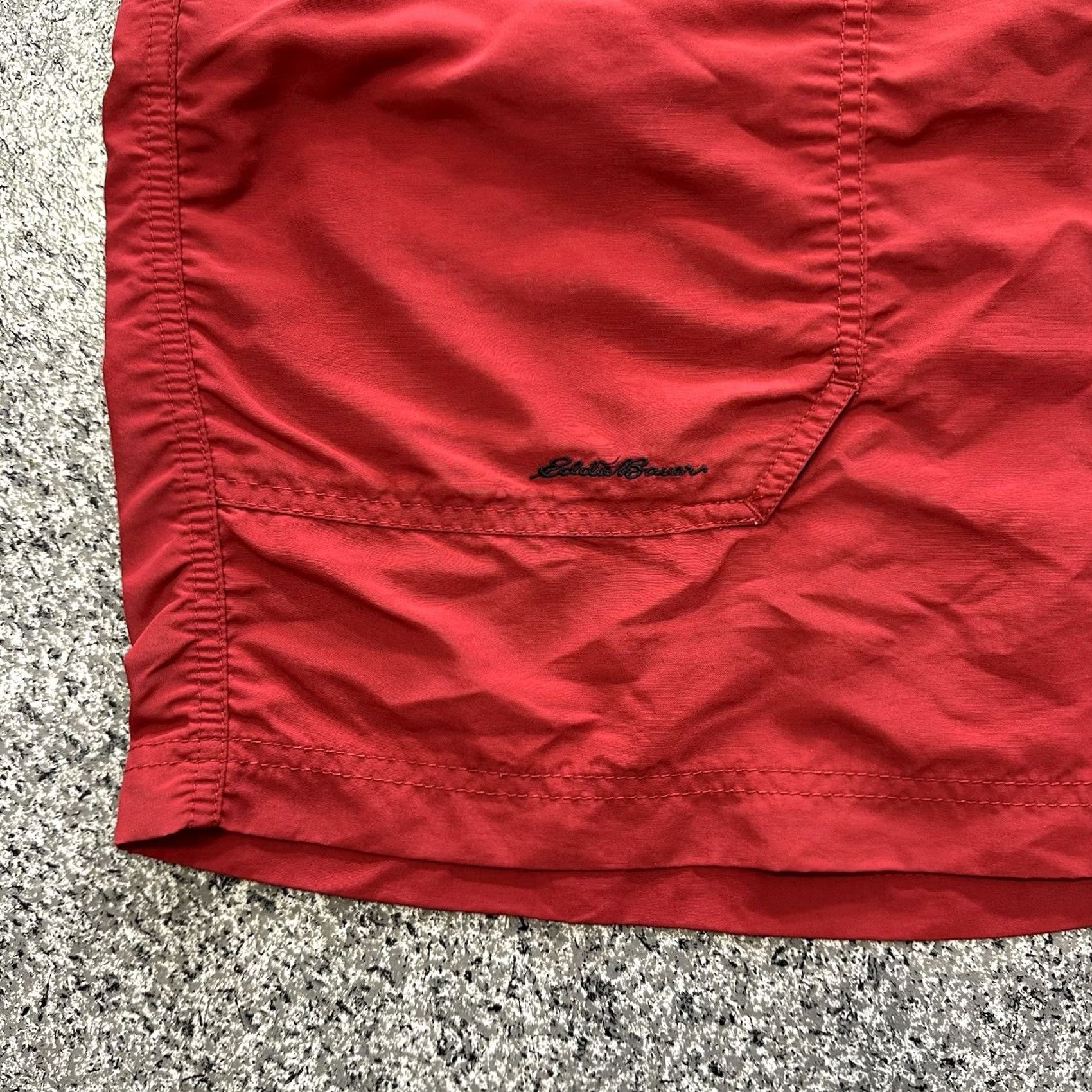 Eddie Bauer Nike Eddie Bauer Swim Trunks Mens 2XL Teal Solid Pockets Lined Bottoms 18.5” 7.5” Ins Mens Size US 39 - 3 Thumbnail