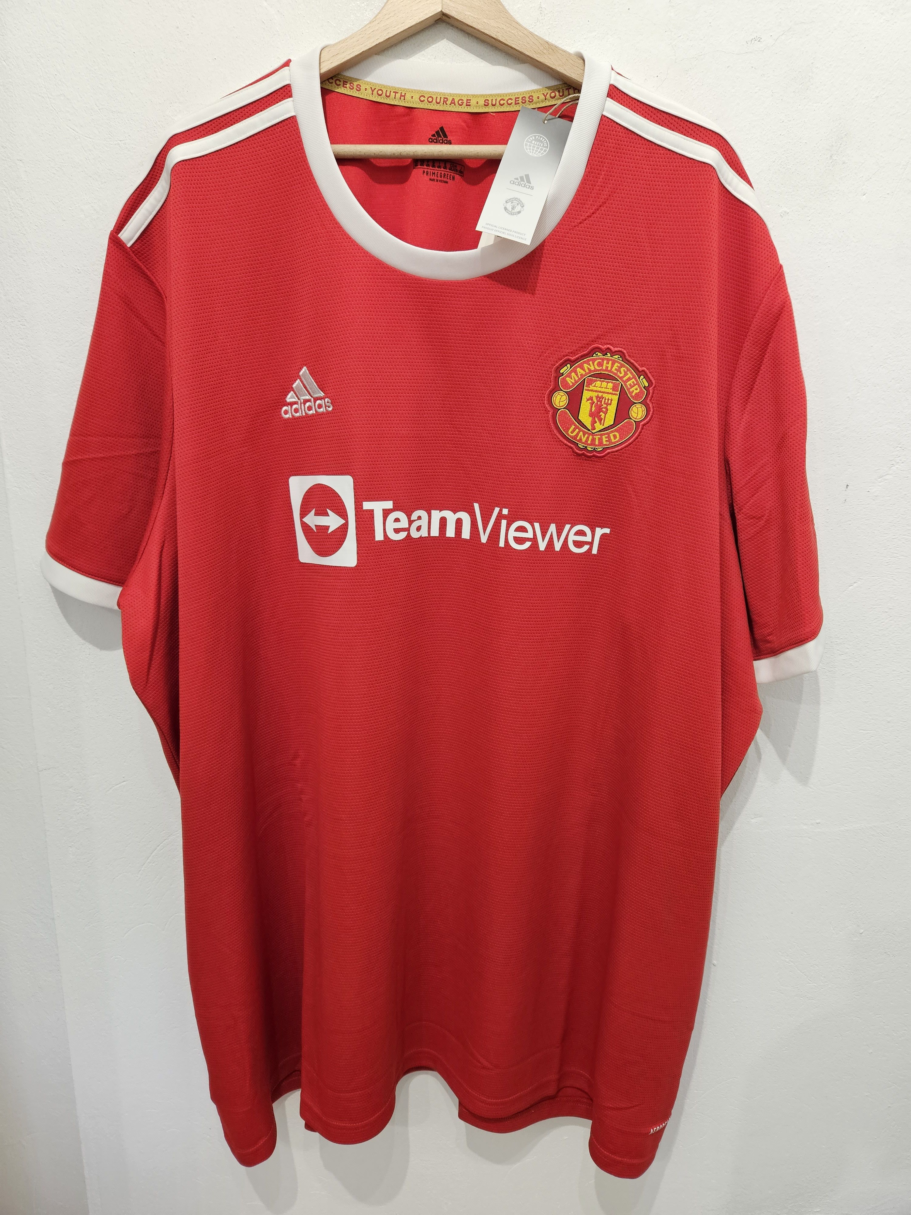 Soccer Jersey MANCHESTER UNITED ADIDAS 2021 SIZE 4XL NEW shirt JERSEY