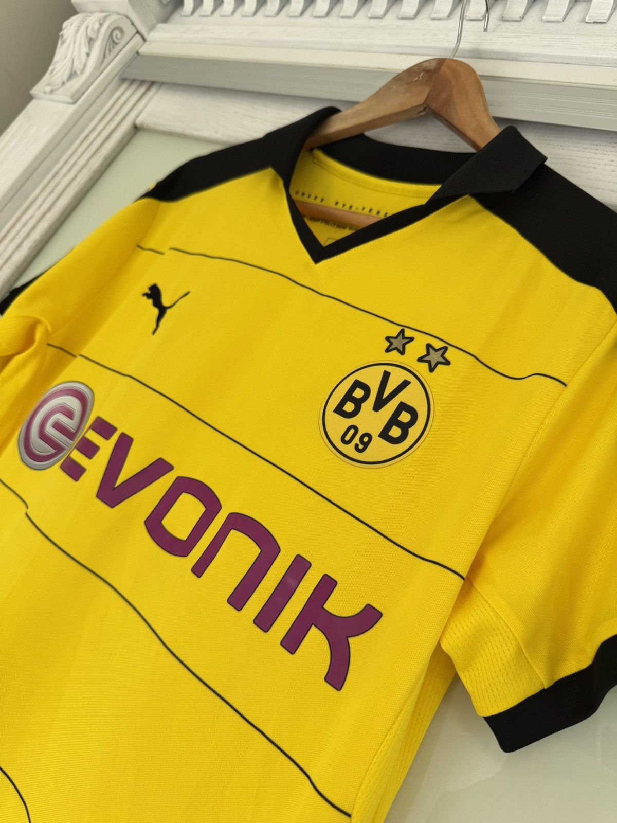 Puma Reus #11 Borussia Dortmund 2015-2016 Home Soccer Jersey Kit Size US M / EU 48-50 / 2 - 8 Thumbnail