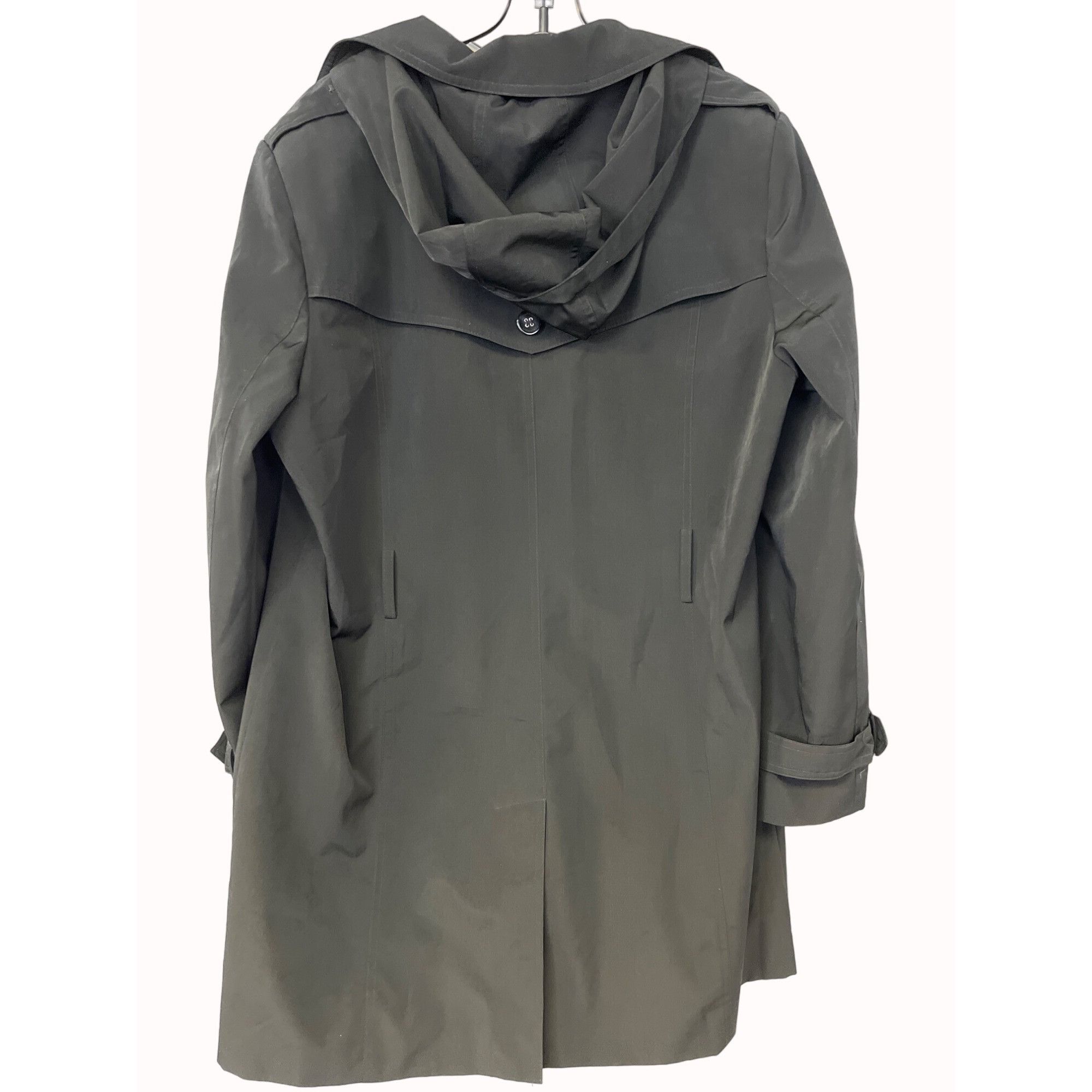 Calvin Klein Calvin Klein Womens Black Trench Coat Size XL SKU 6701 Size XL / US 12-14 / IT 48-50 - 2 Thumbnail