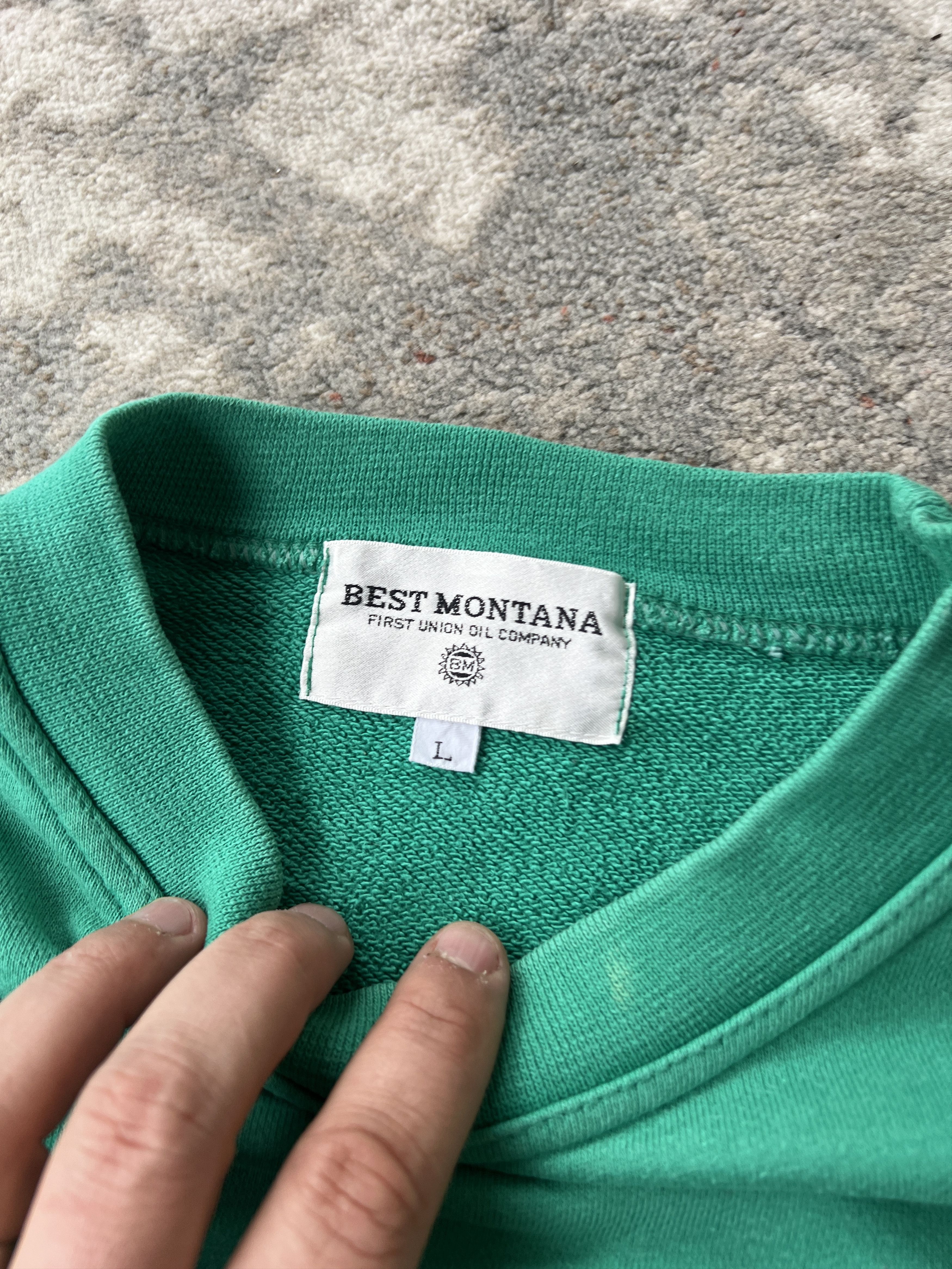 Vintage Best Montana Golf Vintage Sweatshirt Size US L / EU 52-54 / 3 - 3 Thumbnail