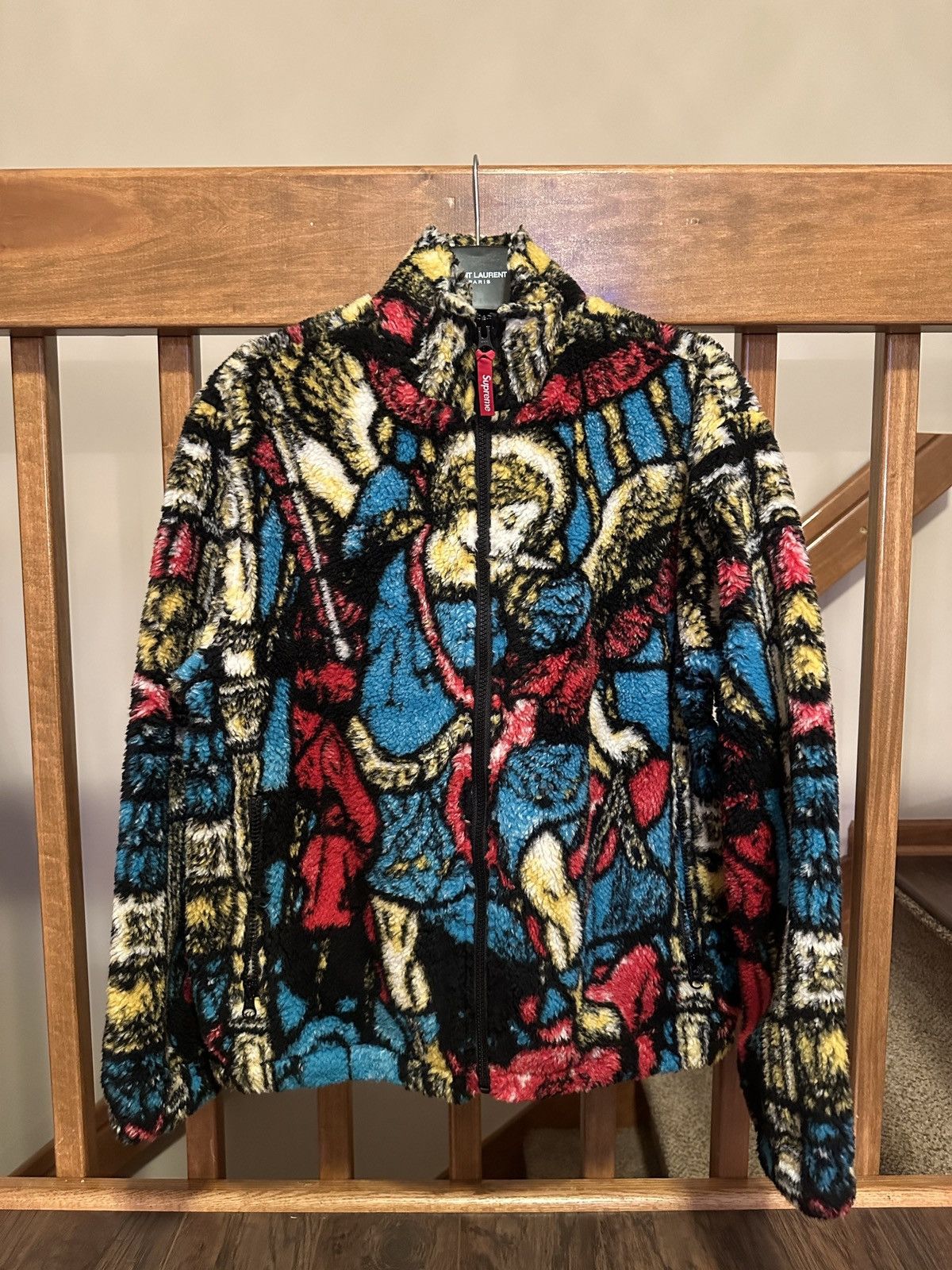 Supreme Saint Michael Fleece Jacket S