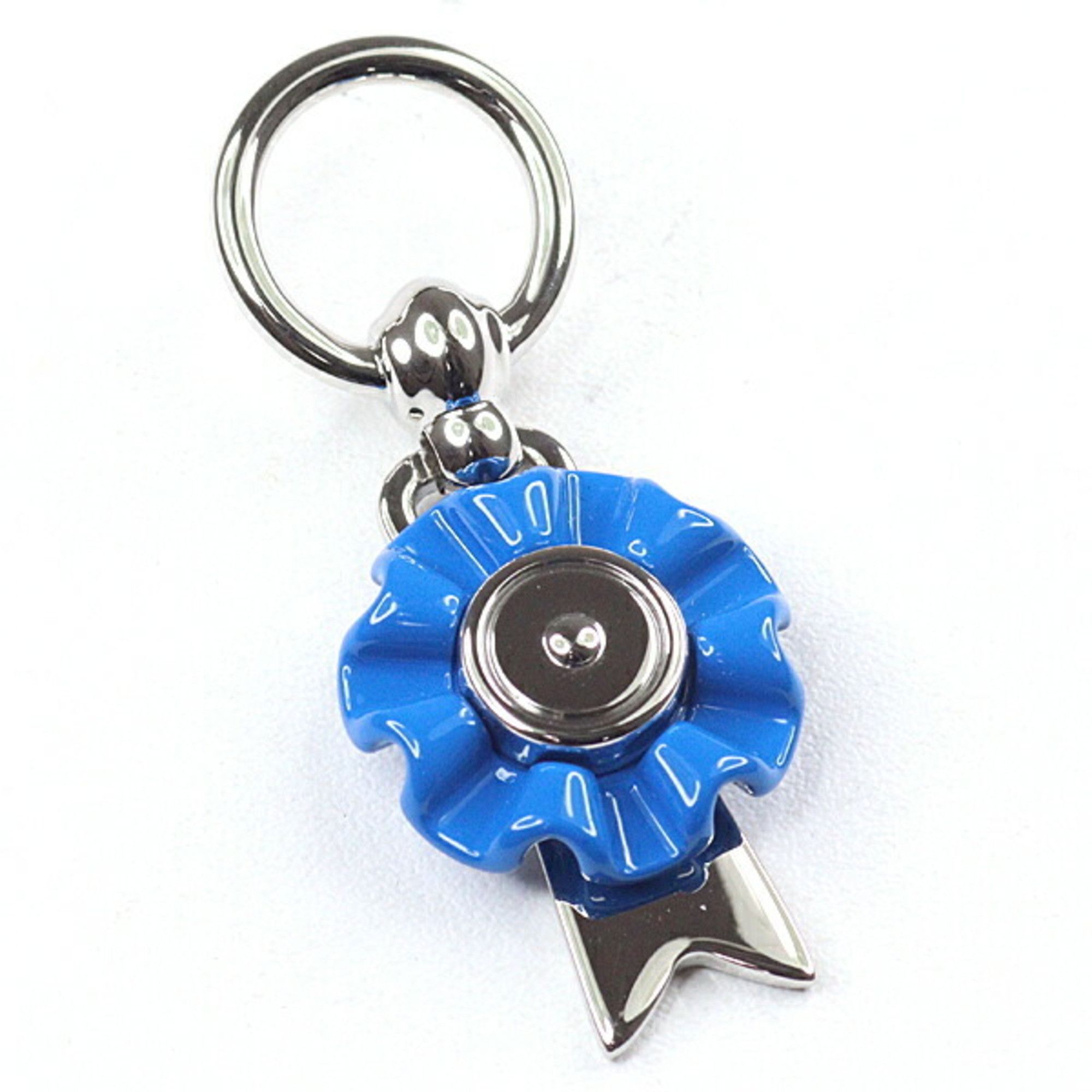 Hermes Hermes Twilly Ring Flotte Scarf Charm Paradier Blue Vif Size ONE SIZE - 1 Thumbnail
