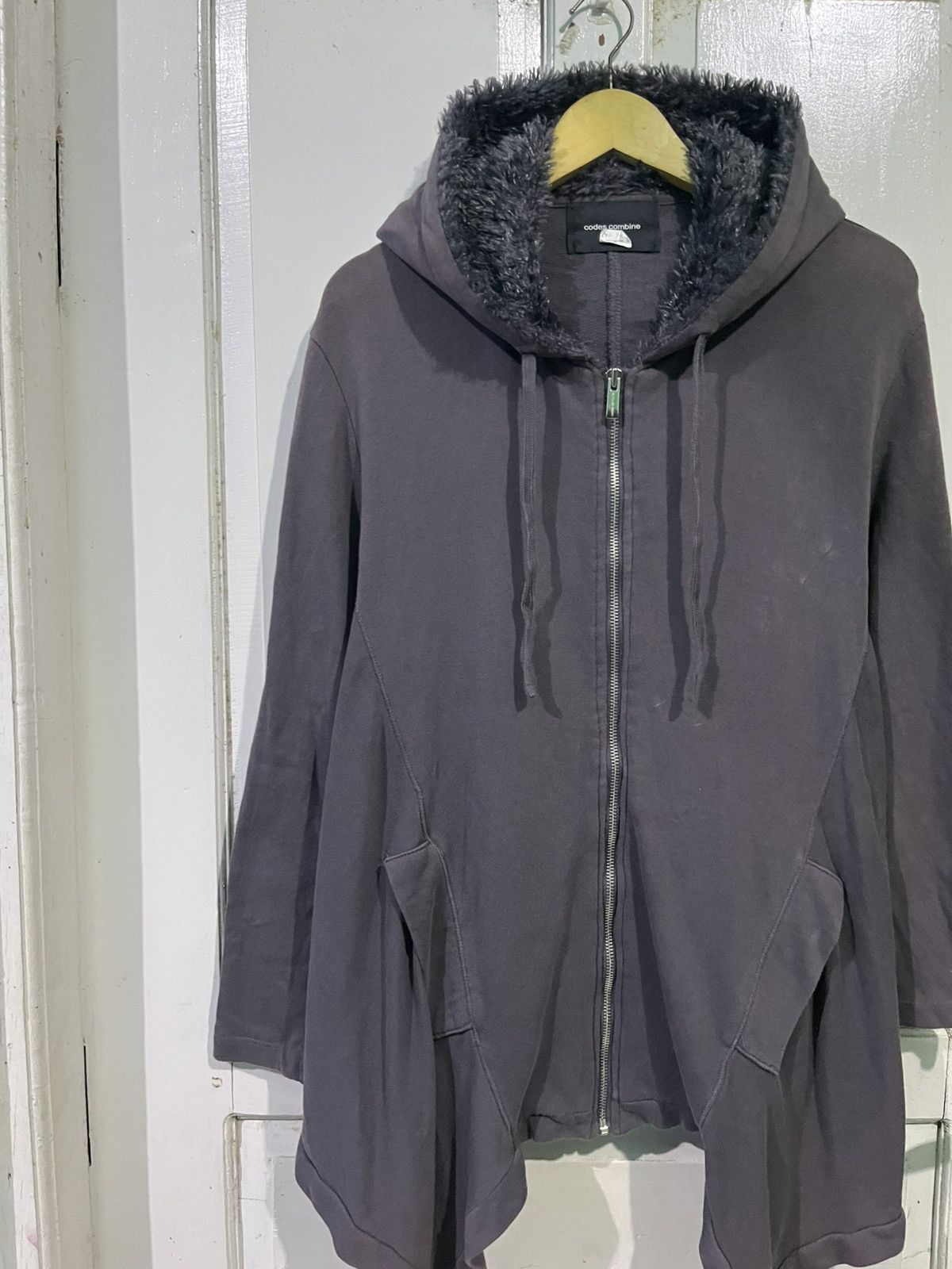 Japanese Brand Codes combine apocalypse hoodie faux fur Size US M / EU 48-50 / 2 - 2 Thumbnail