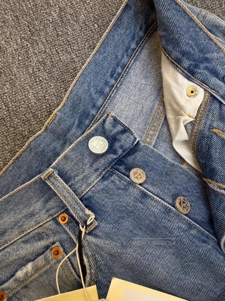 Vetements VETEMENTS Size XS Ladies Ripped Denim Jeans Size 23" - 6 Thumbnail