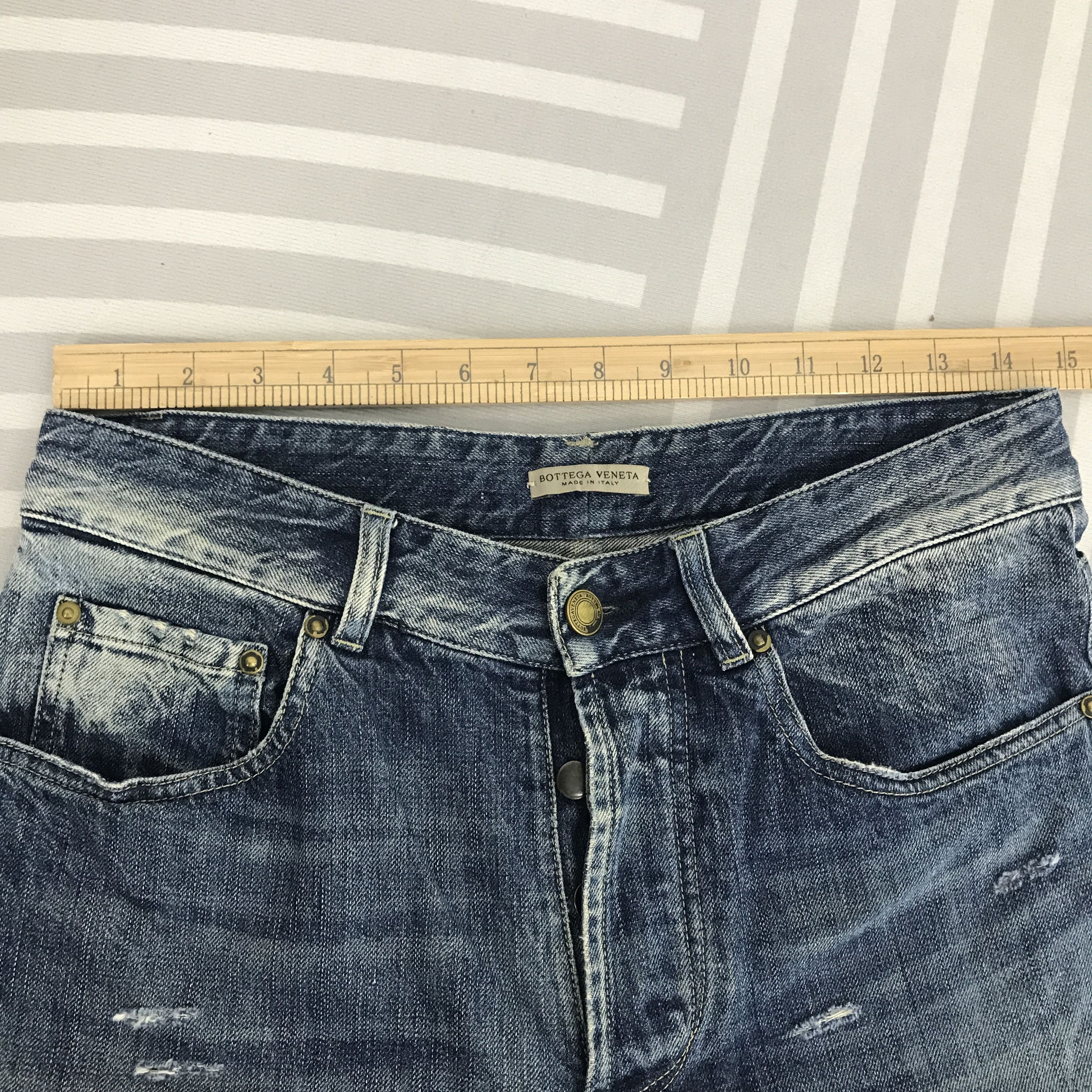 Bottega Veneta × Vintage Vintage Bottega Veneta Distressed Denim pants Size US 29 - 7 Thumbnail