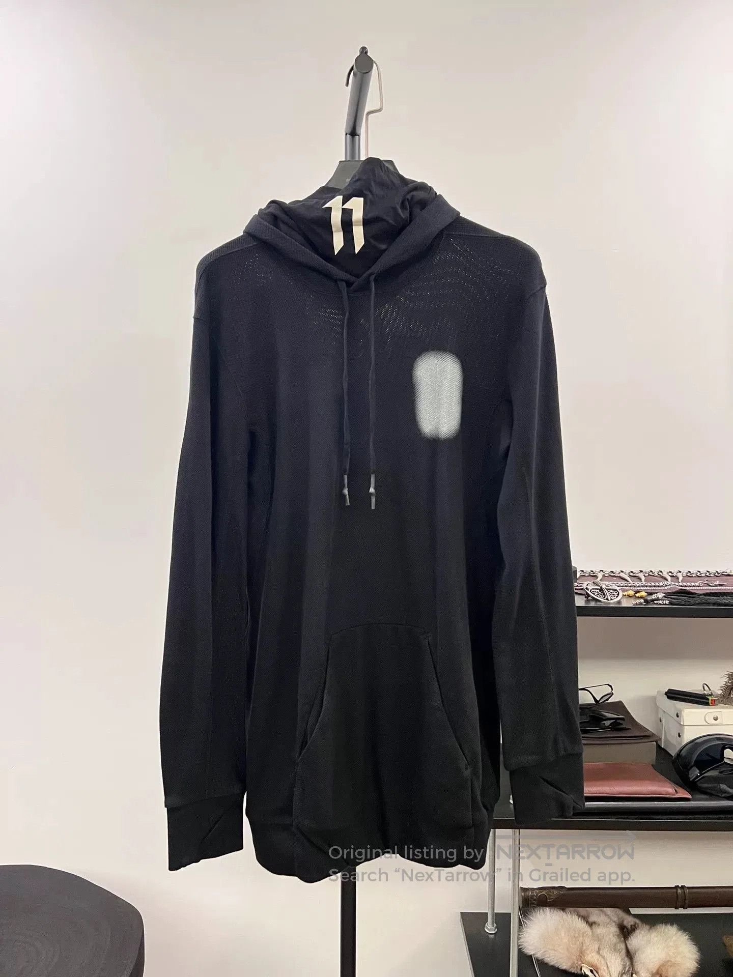 11 By Boris Bidjan Saberi Boris Bidjan Saberi 11by bbs Mesh Print Hoodie. Size US S / EU 44-46 / 1 - 2 Thumbnail