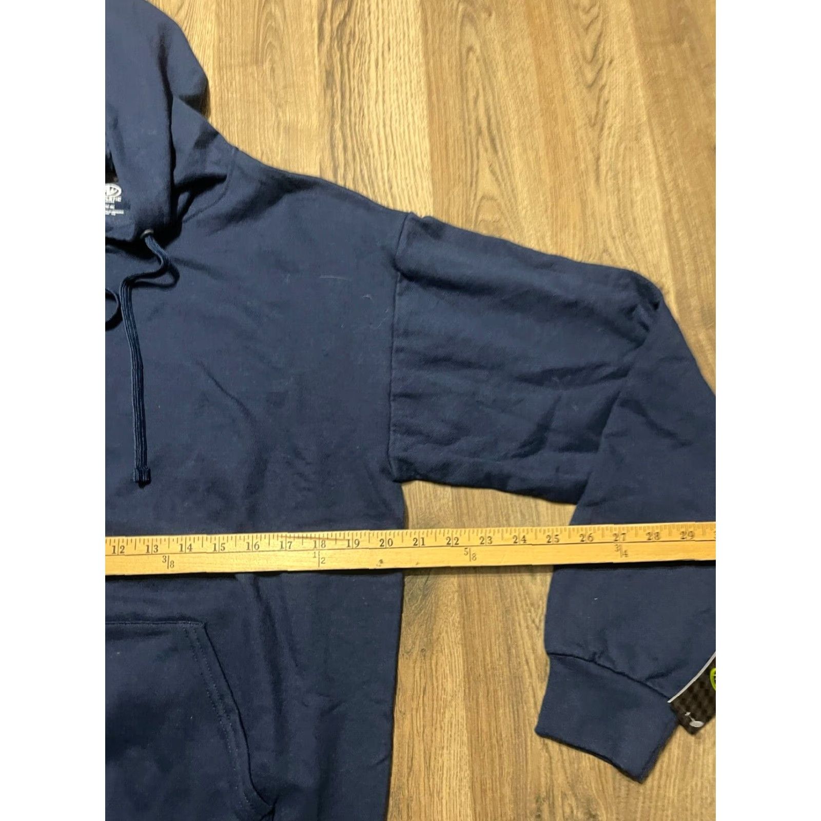 Athletic Works Athletic Works Hoodie Mens Size M Blue Pullover Drawstring NWT Regular; Hooded Sweatshirt, Solid Pattern, Long Sleeve Size US M / EU 48-50 / 2 - 5 Thumbnail