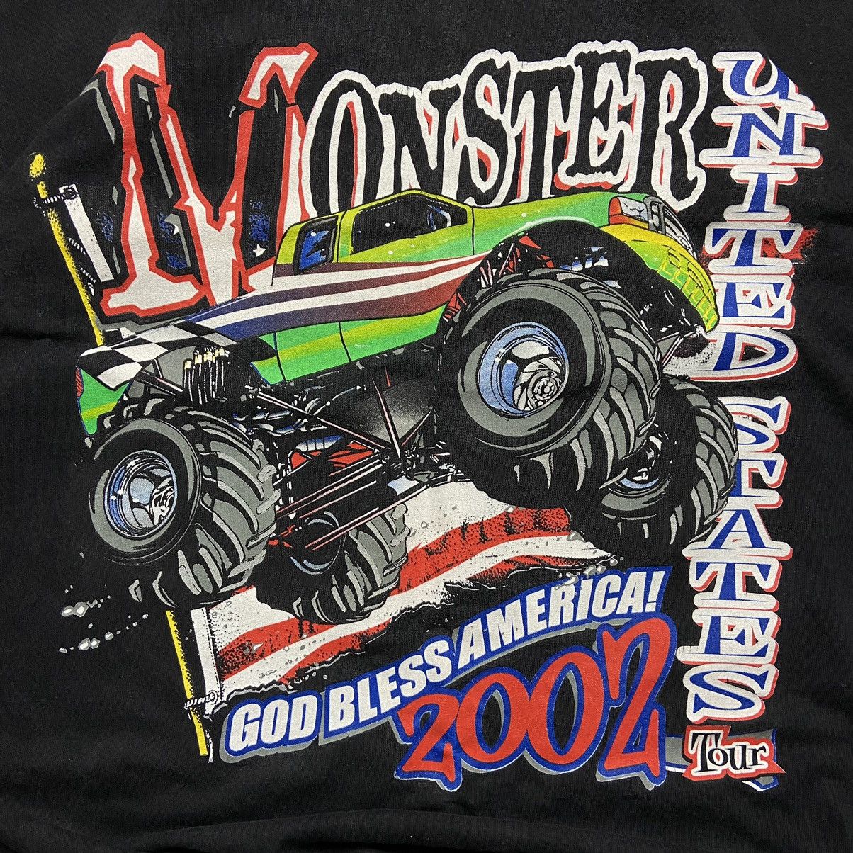 Vintage Vintage Monster Truck Smash Show USA Tour 2002 Size US XL / EU 56 / 4 - 2 Thumbnail