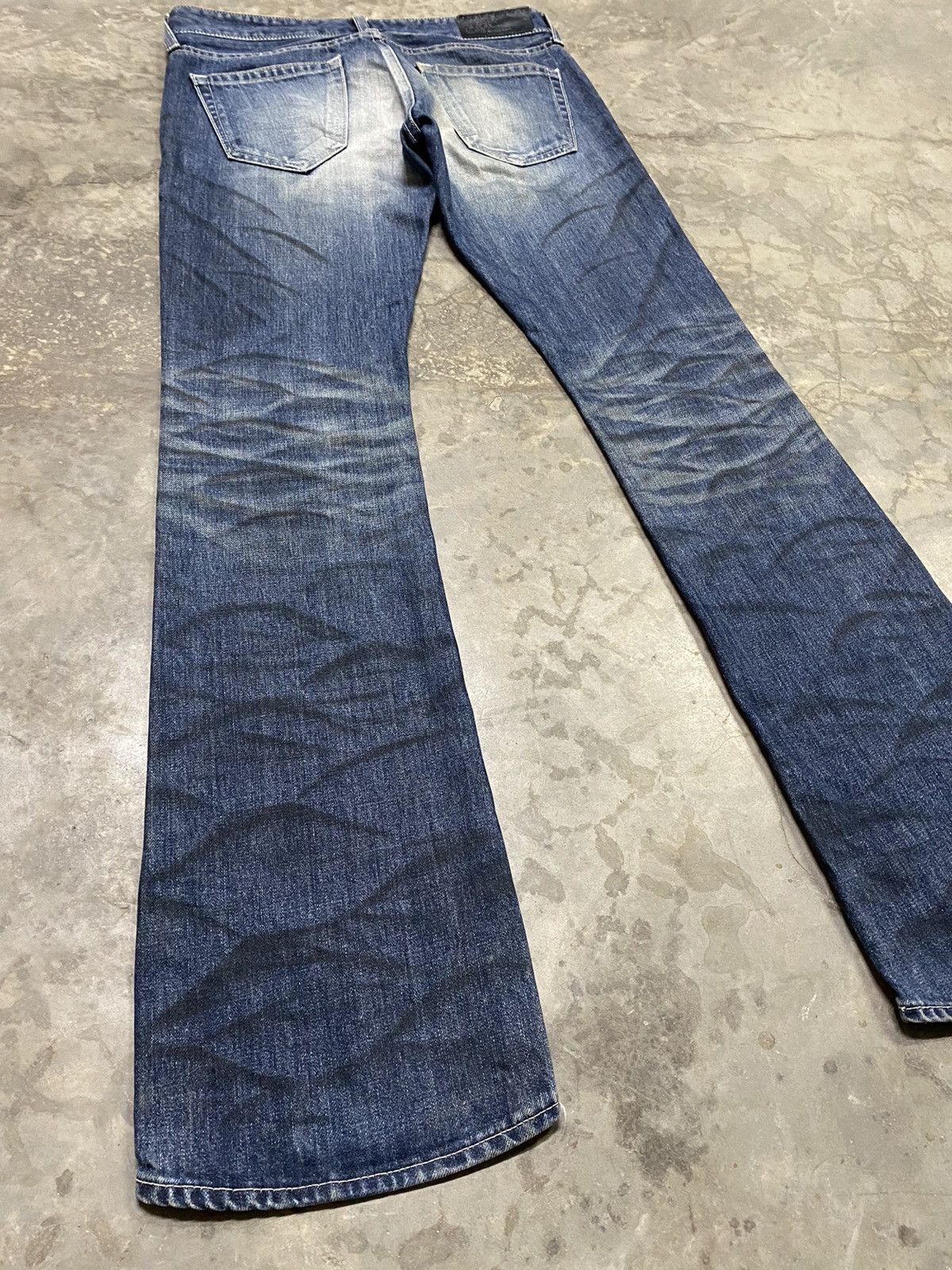 Japanese Brand × Murder License Flare Jeans Japan Murder License Black Oil Claws Size US 31 - 11 Thumbnail