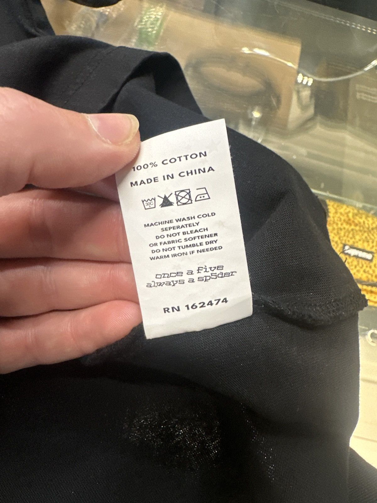 Sp5der Sp5der the spot tshirt black Size US S / EU 44-46 / 1 - 5 Thumbnail