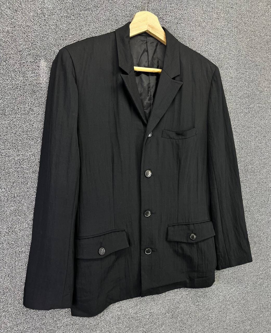 Yohji Yamamoto Vintage Yohji Yamamoto Y’s Bis Wool Coats Jacket Size M / US 6-8 / IT 42-44 - 2 Thumbnail