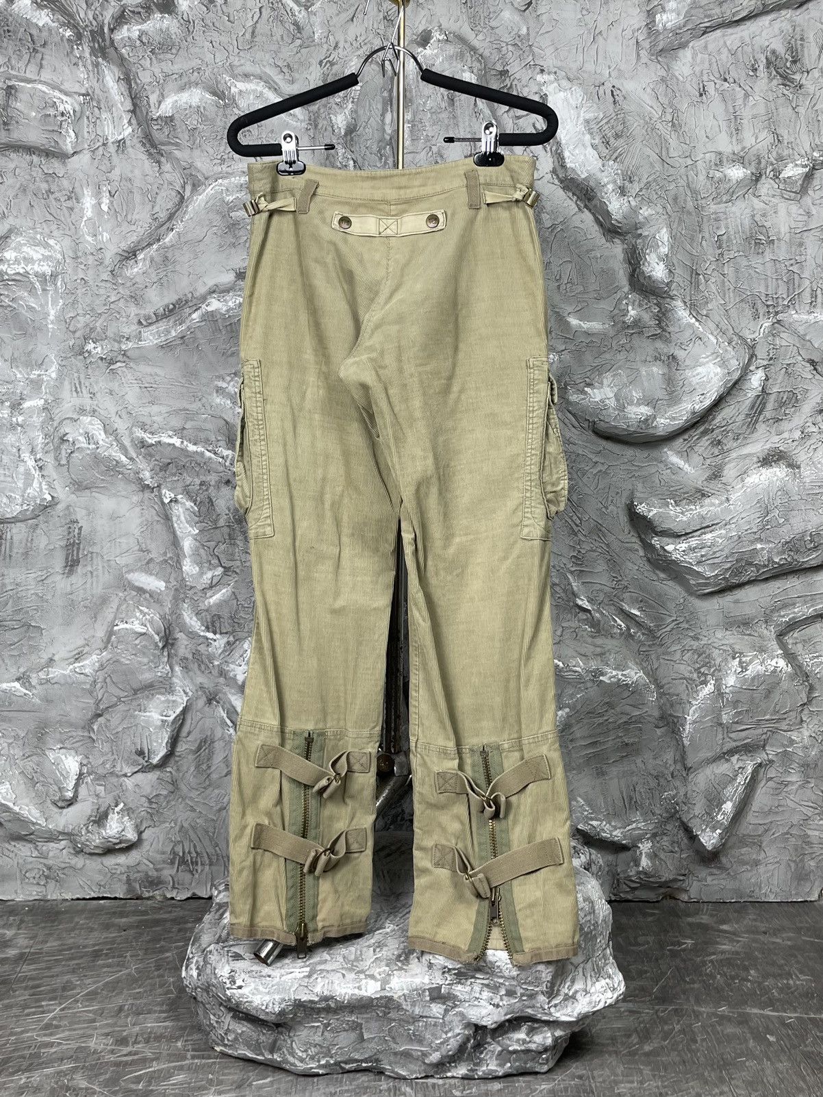 If Six Was Nine × Japanese Brand × Junya Watanabe Vintage Archive Zip Bandage Pants Punk Hysteric Style Size 28" / US 6 / IT 42 - 2 Thumbnail