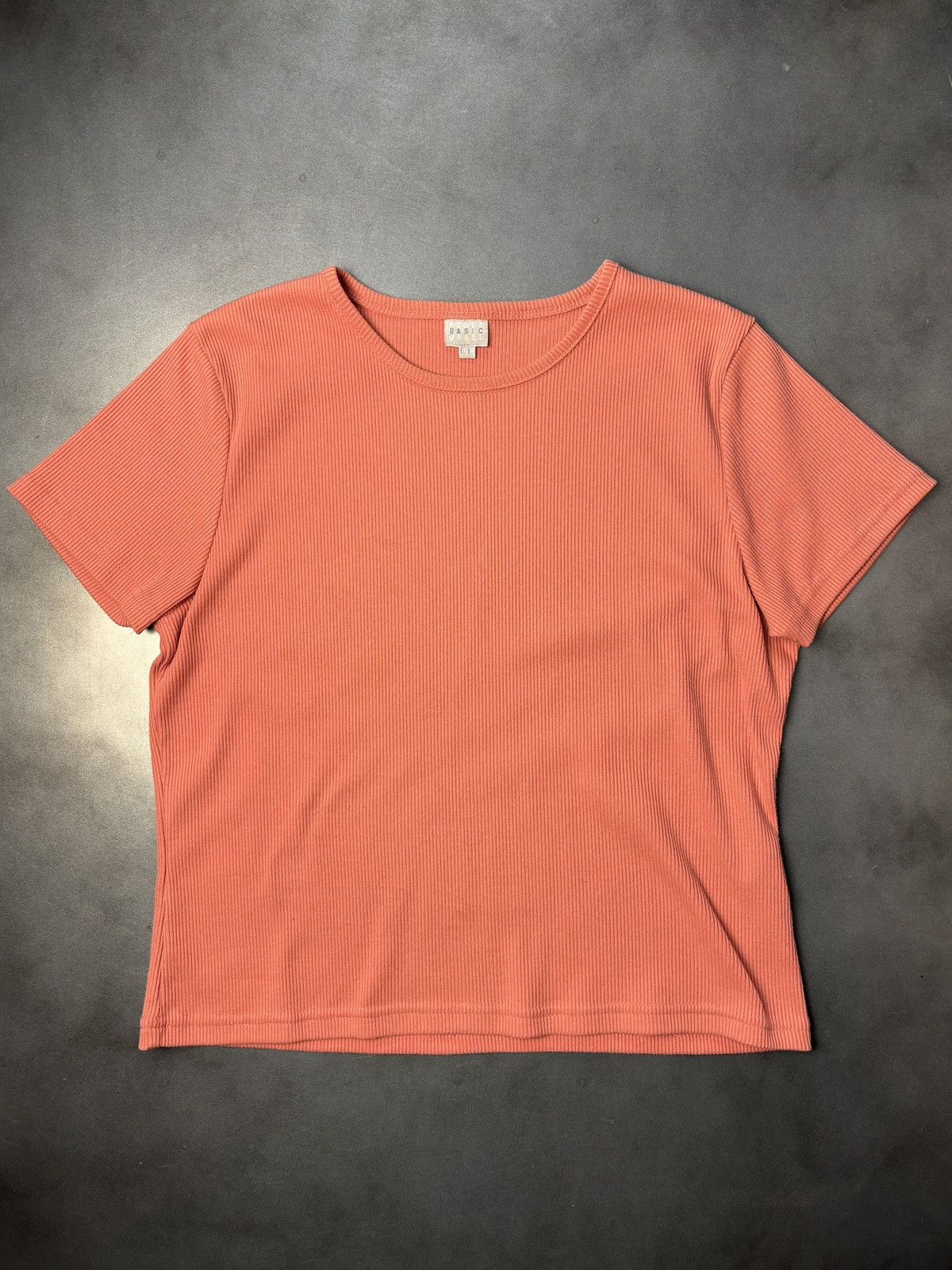 Vintage Y2K 2000s Vintage Tee Jil Sander Style Stretch Pleats Textur Size L / US 10 / IT 46 - 1 Thumbnail